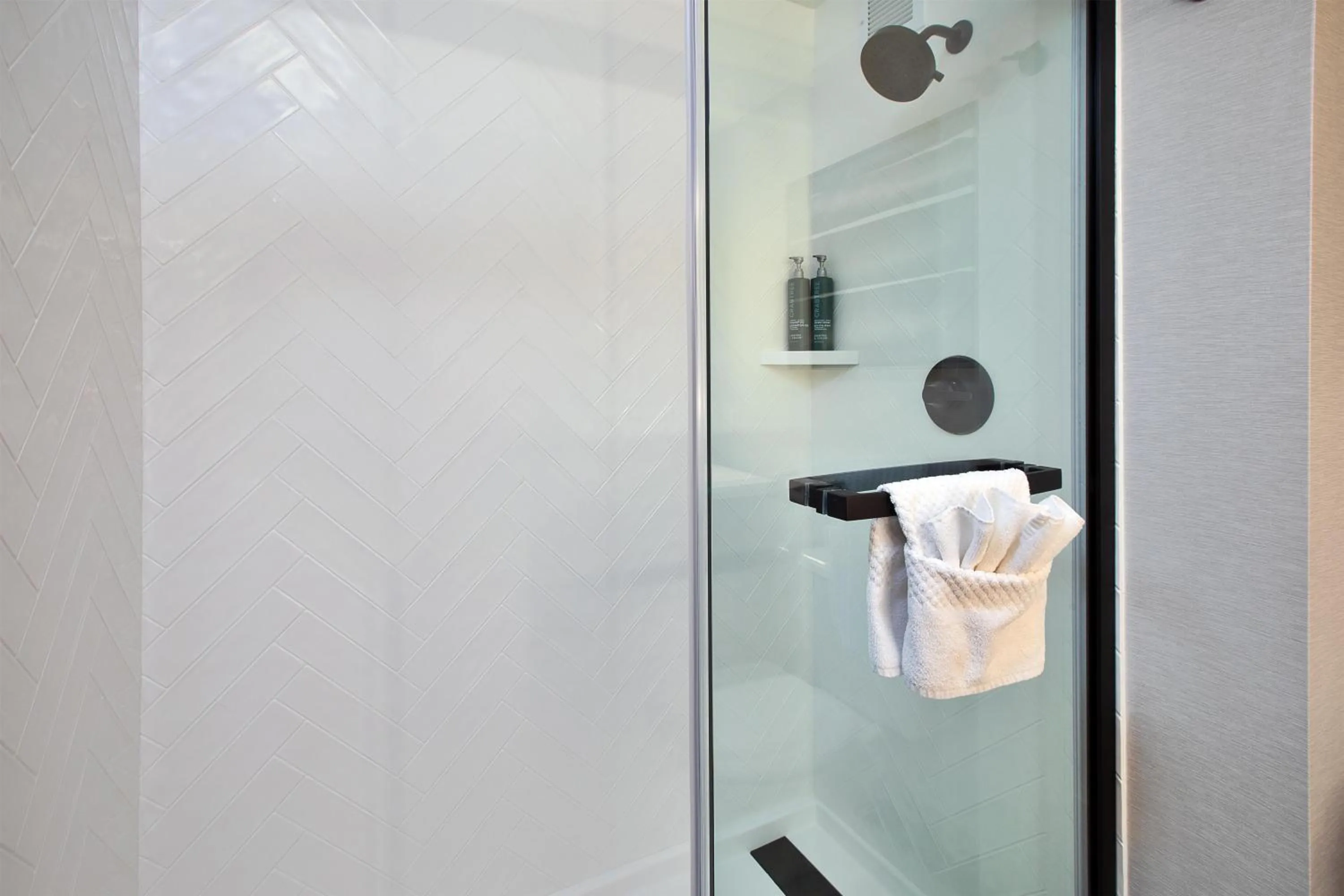 Bathroom in DoubleTree by Hilton Hotel Detroit Novi