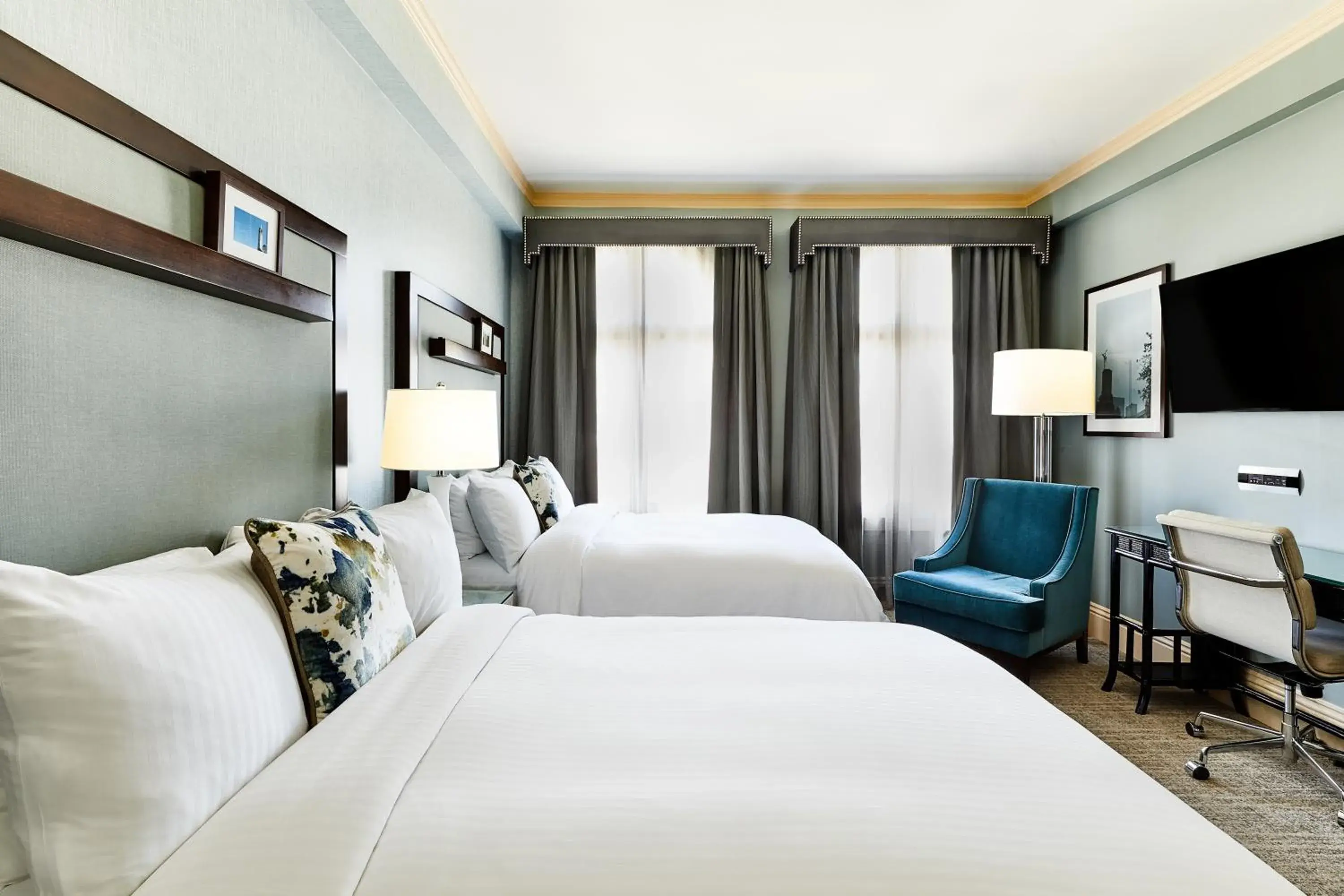 Bed in Hotel Shattuck Plaza Bed in Hotel Shattuck Plaza