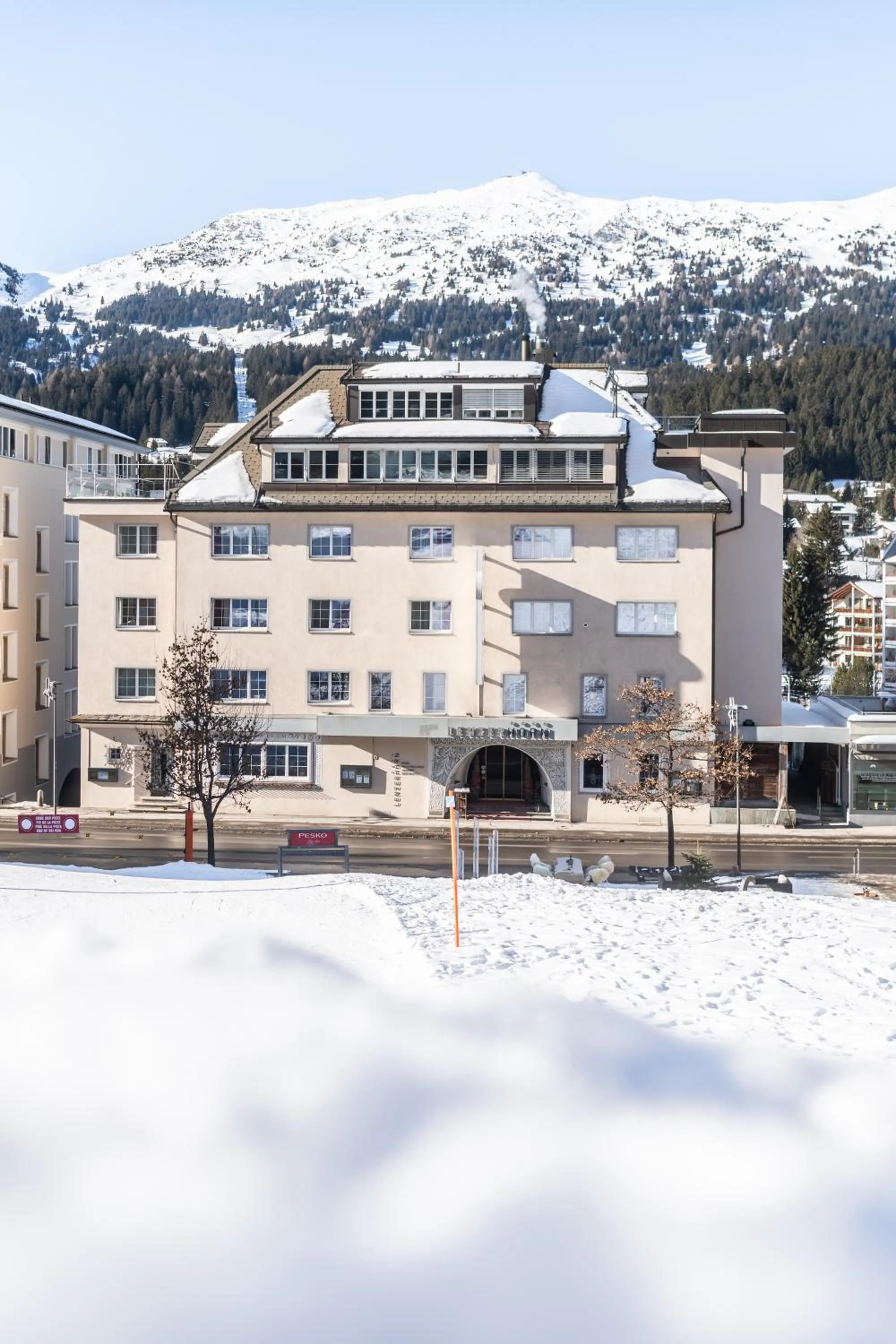 Property building in Hotel Lenzerhorn - Alpine Stay, Spa & Savour