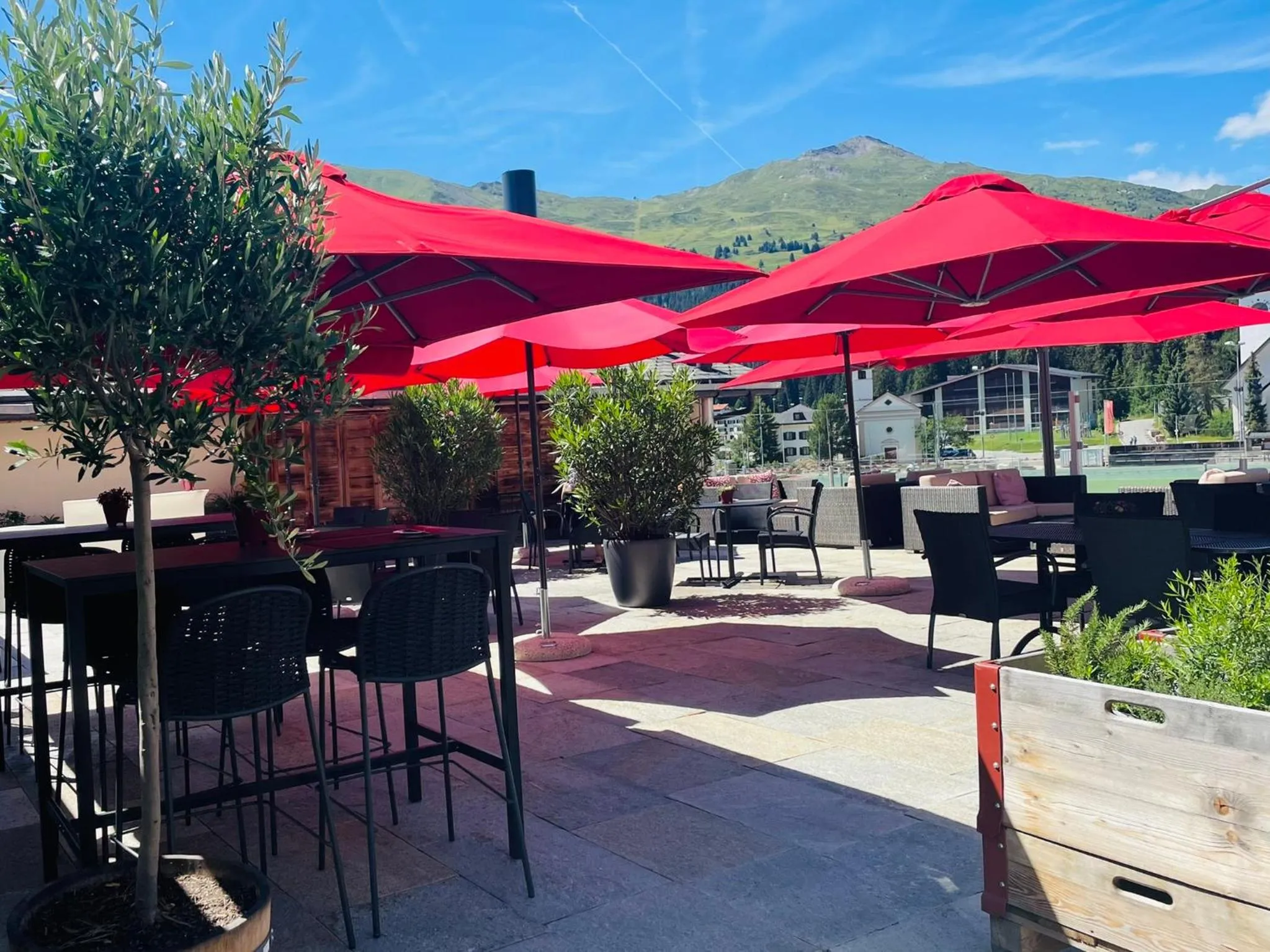 Balcony/Terrace in Hotel Lenzerhorn - Alpine Stay, Spa & Savour