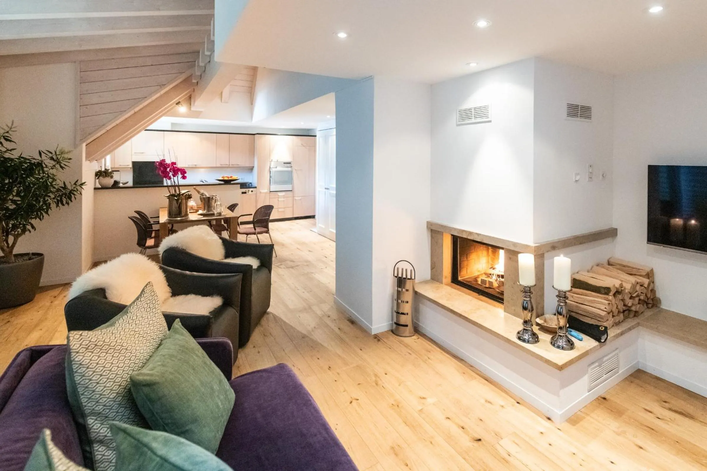 Seating area in Hotel Lenzerhorn - Alpine Stay, Spa & Savour