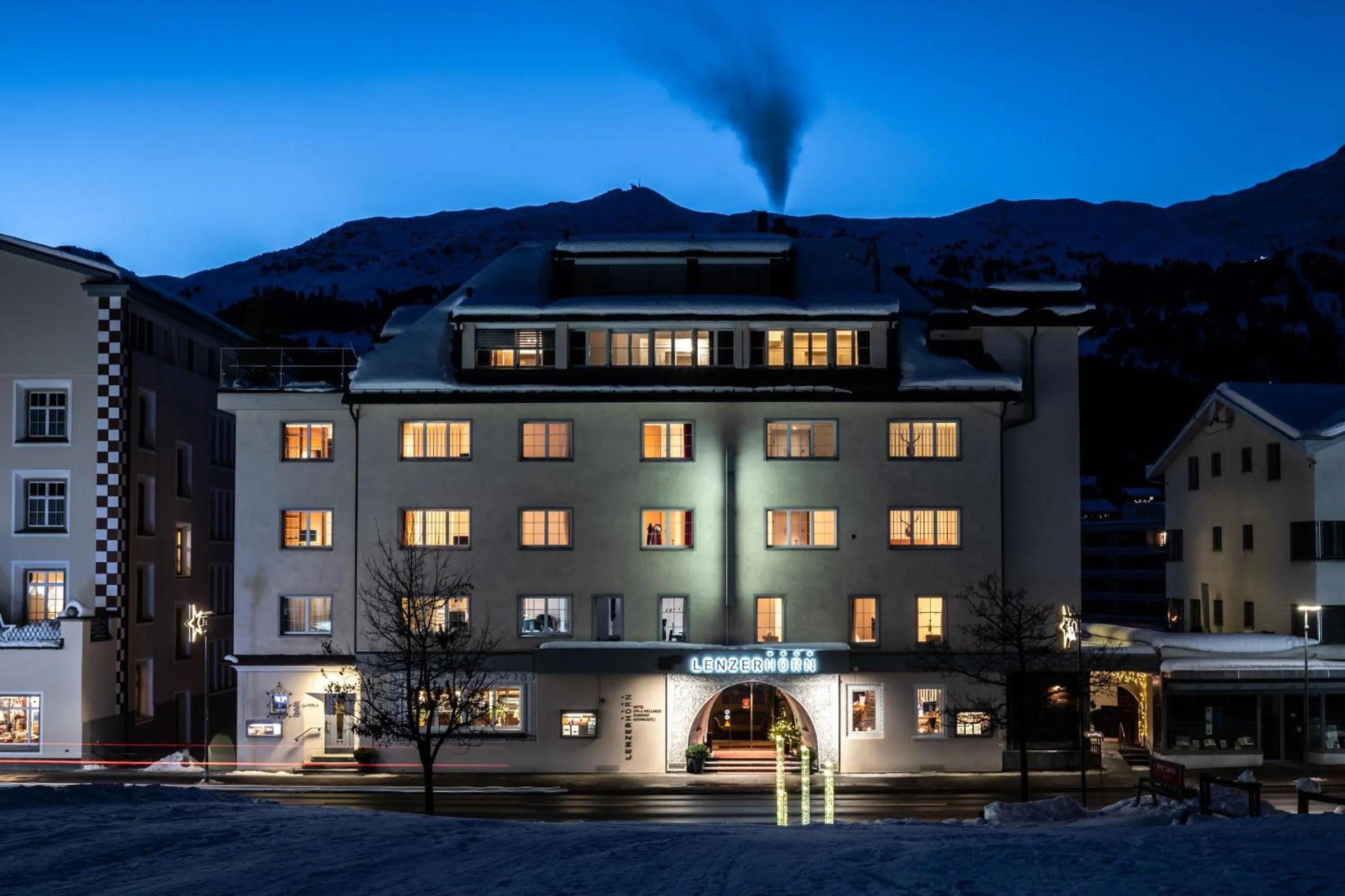 Property building in Hotel Lenzerhorn - Alpine Stay, Spa & Savour