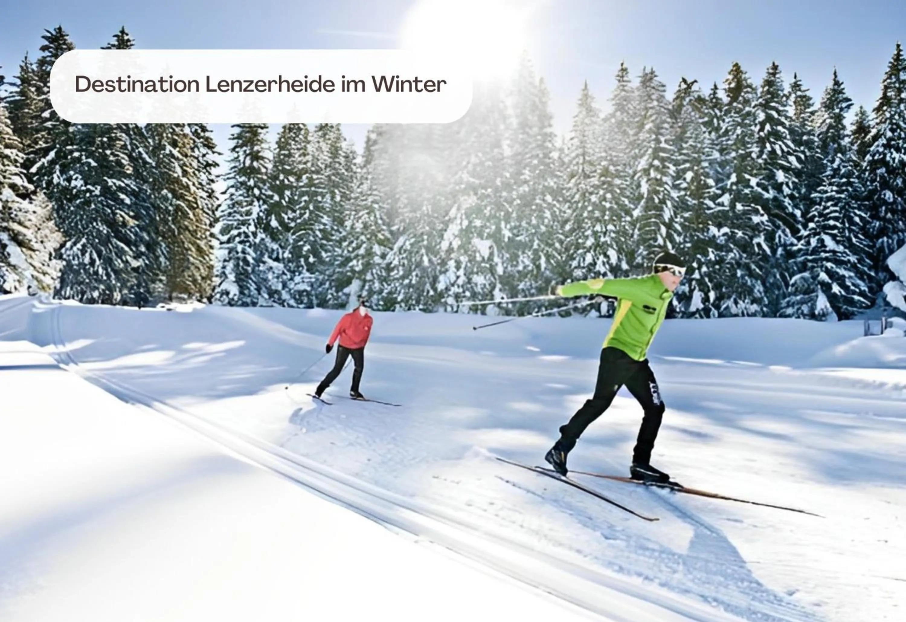 Skiing in Hotel Lenzerhorn - Alpine Stay, Spa & Savour