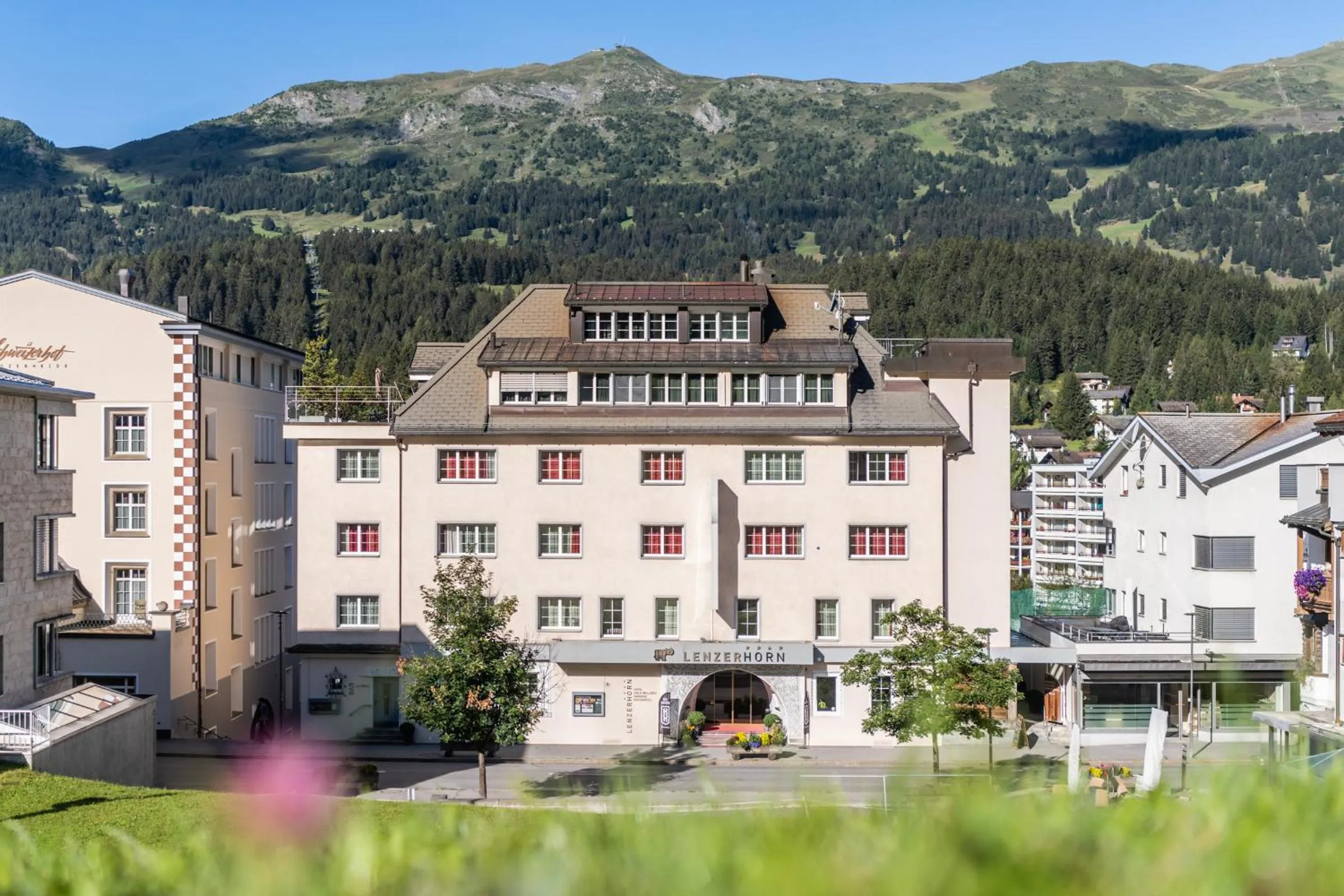 Property building in Hotel Lenzerhorn - Alpine Stay, Spa & Savour