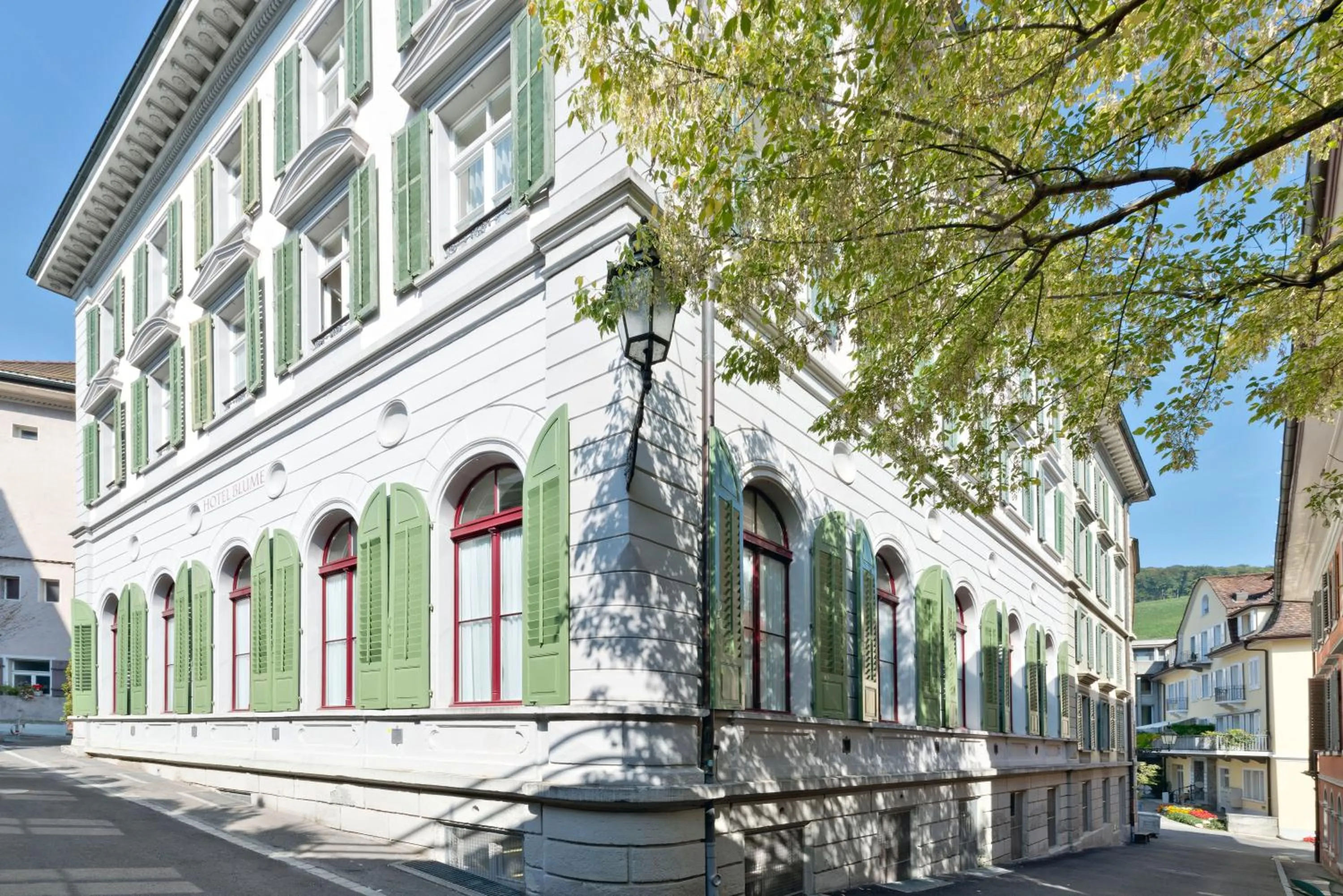 Property building in BLUME Baden Hotel & Restaurant