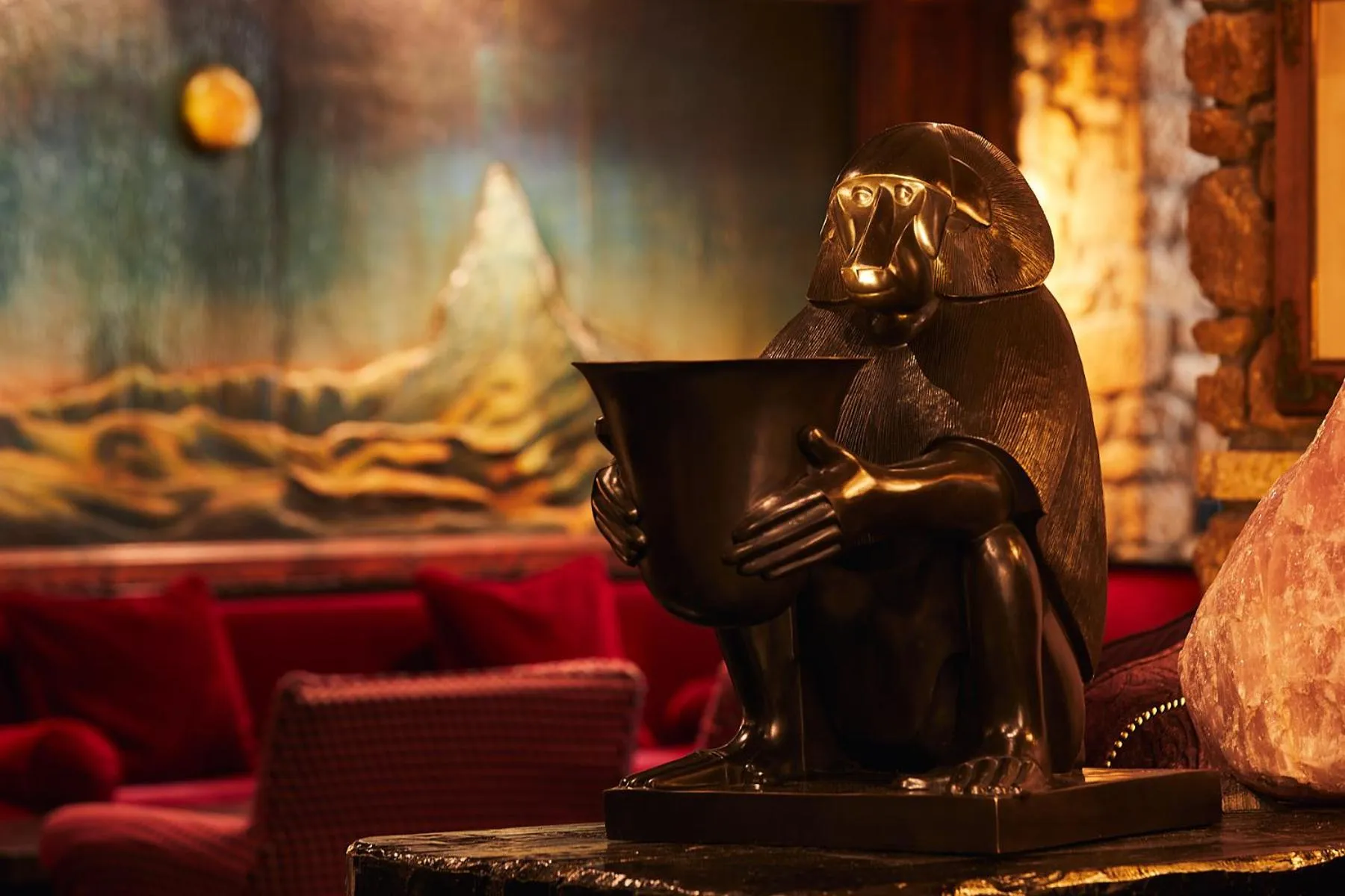 Lounge or bar in Resort Hotel Alex Zermatt