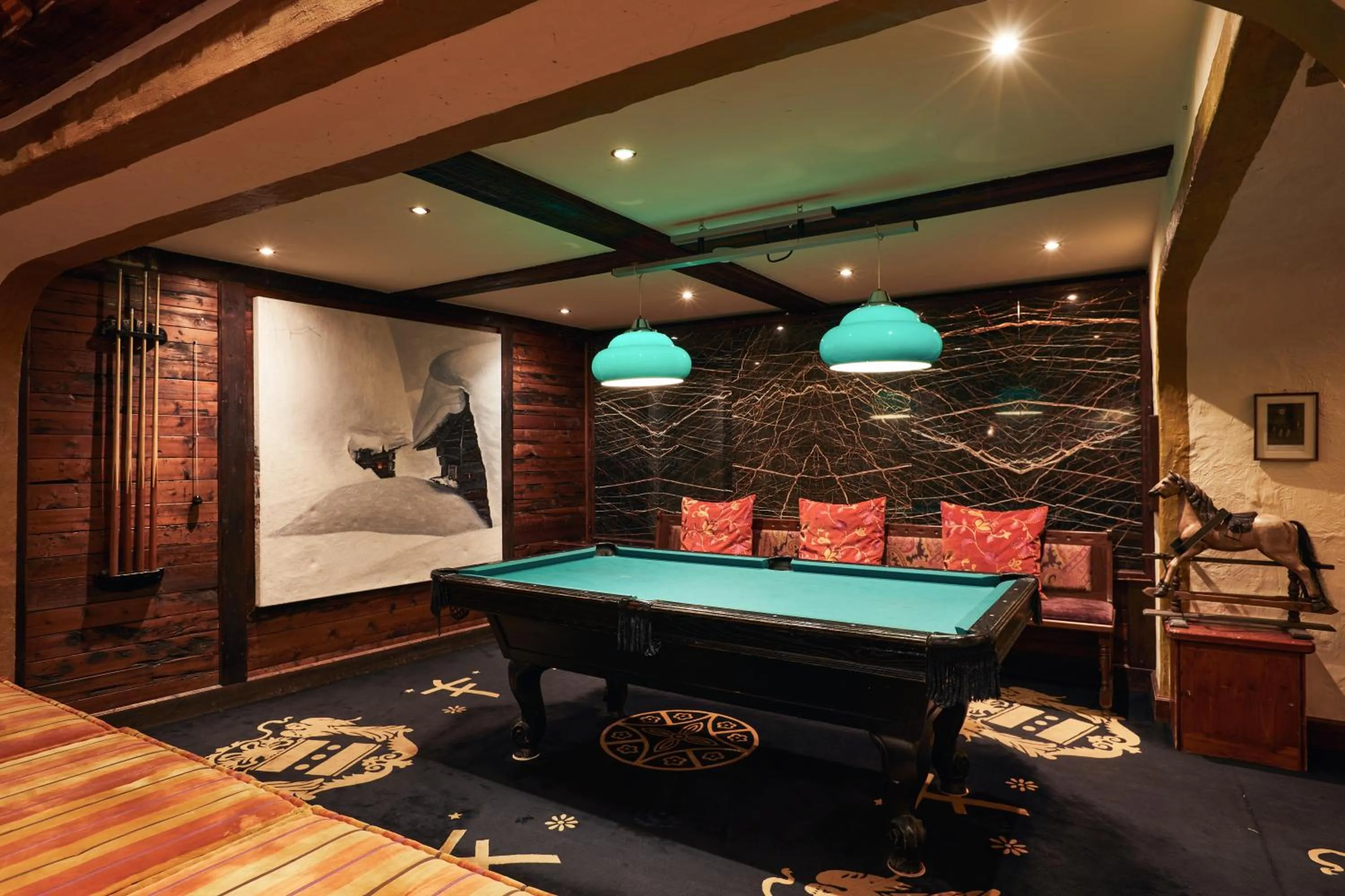 Billiard in Resort Hotel Alex Zermatt