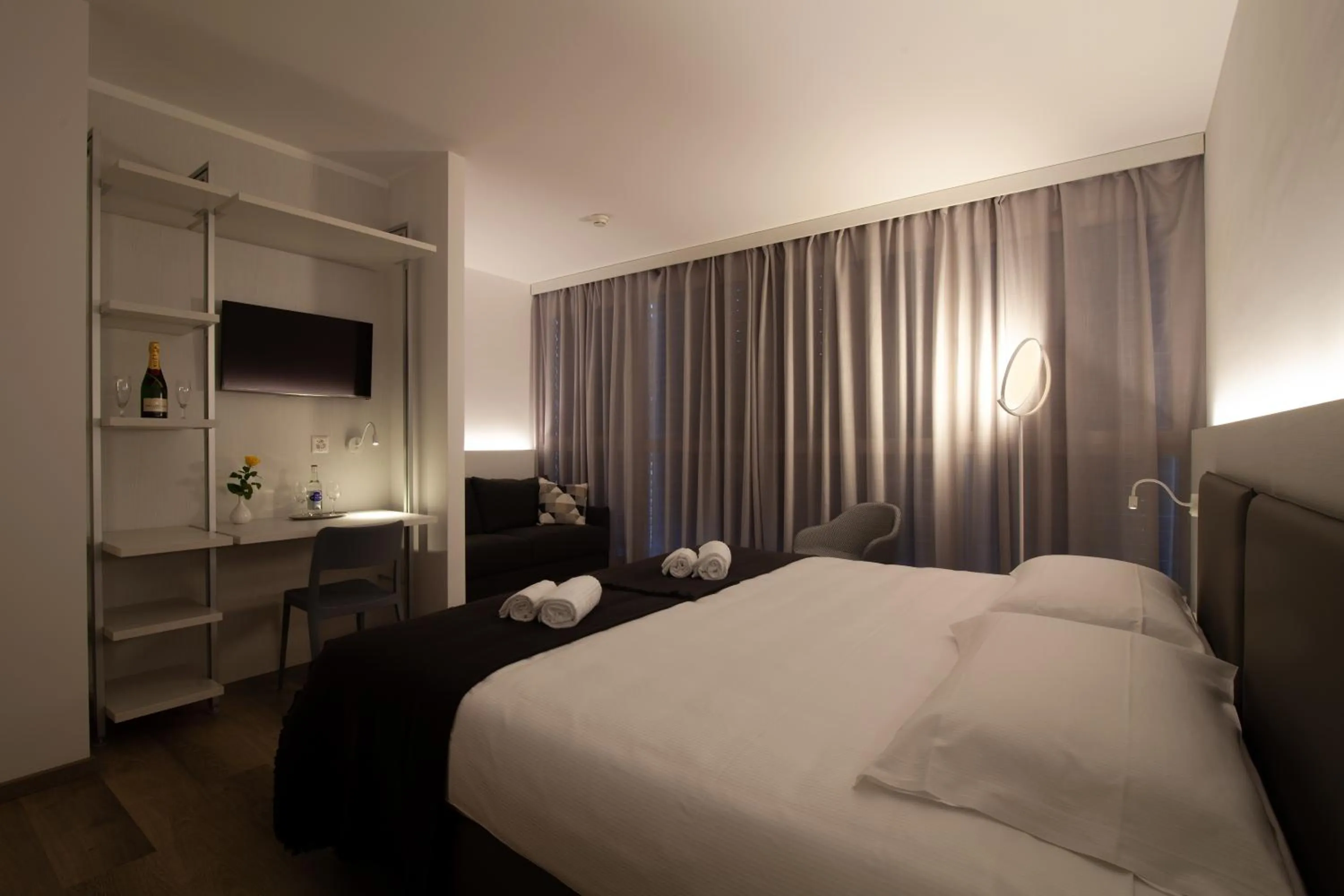 Photo of the whole room, Bed in Hotel Albergo Milano