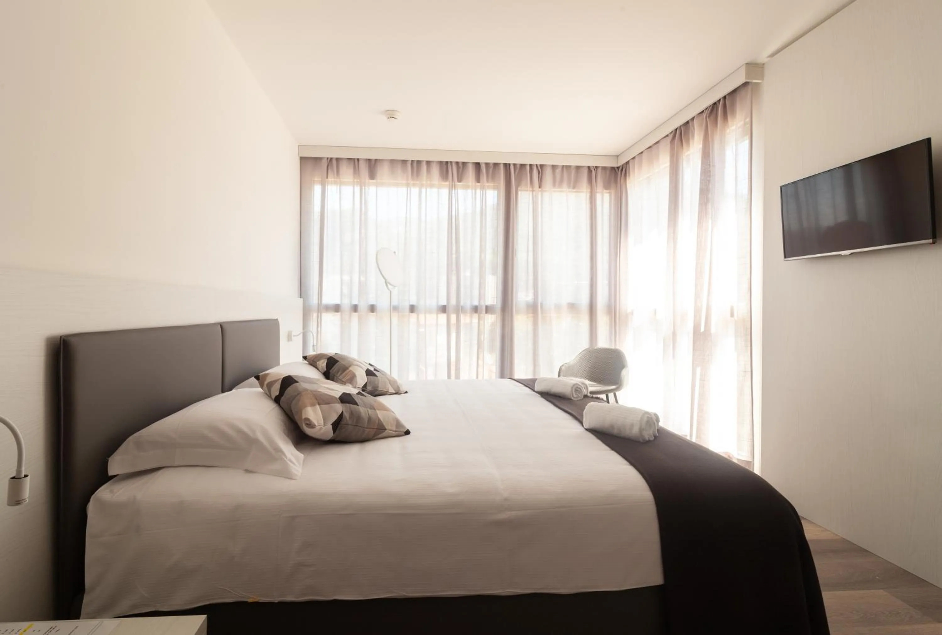 Bed in Hotel Albergo Milano