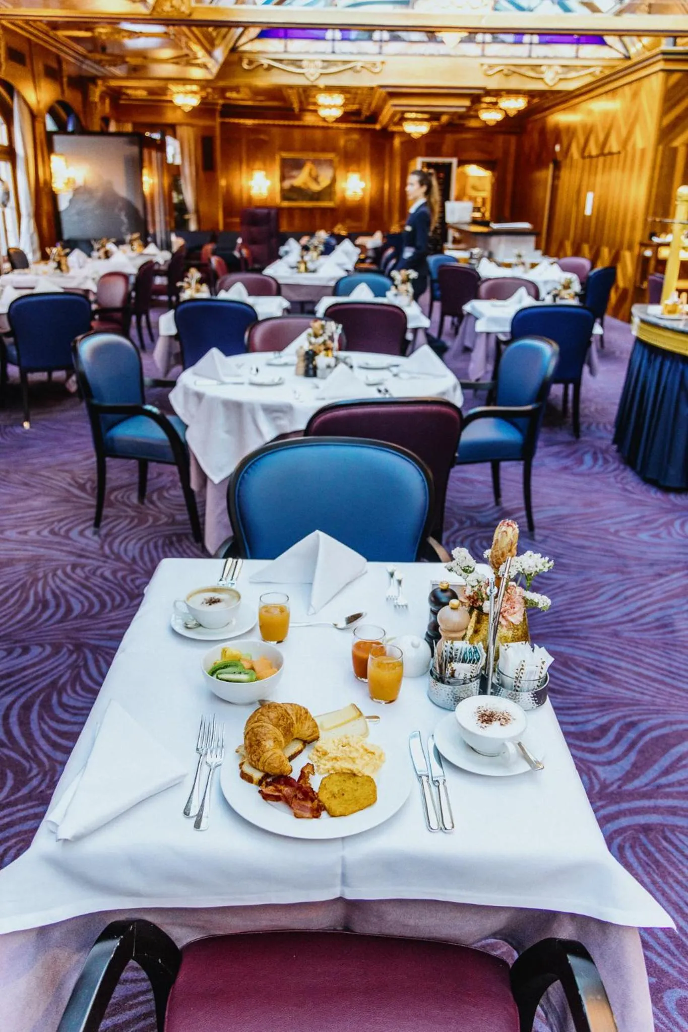 Breakfast in Grand Hotel Zermatterhof