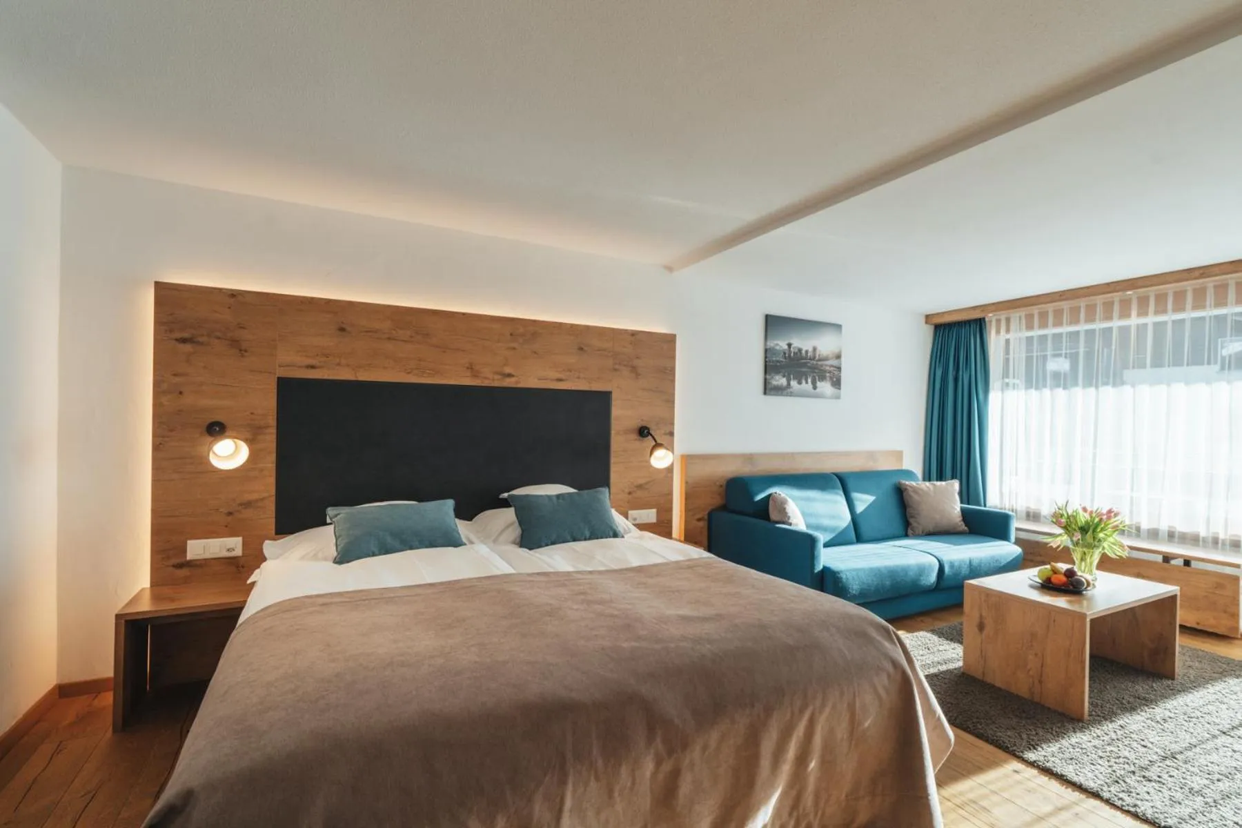 Bed in Alpen Resort & Spa