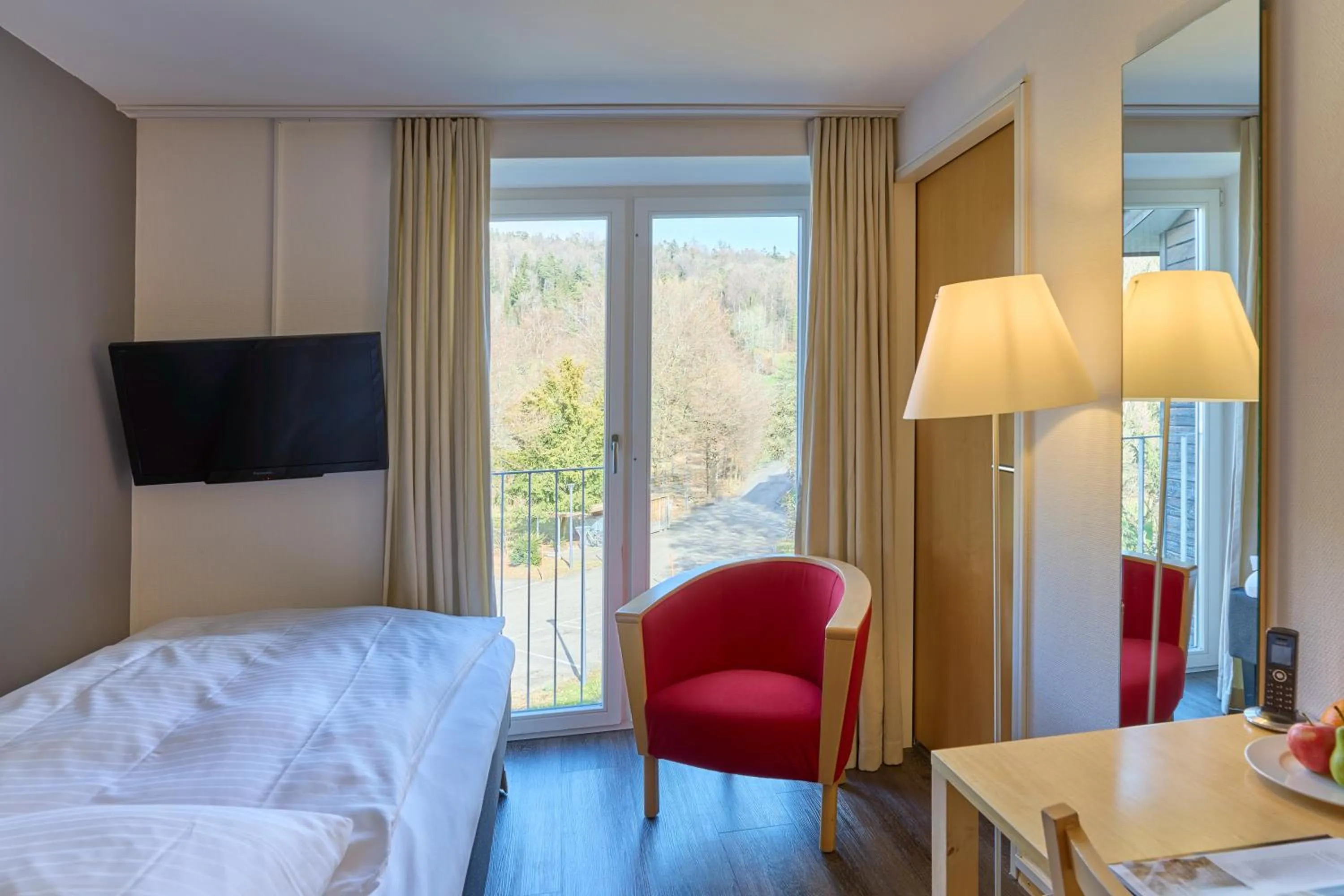 Photo of the whole room, Bed in Hotel Boldern