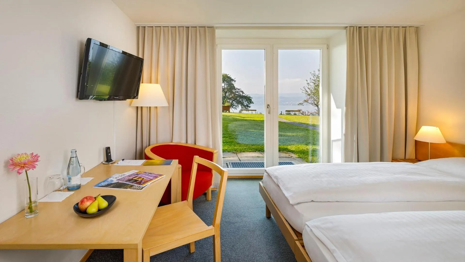 Bed in Hotel Boldern