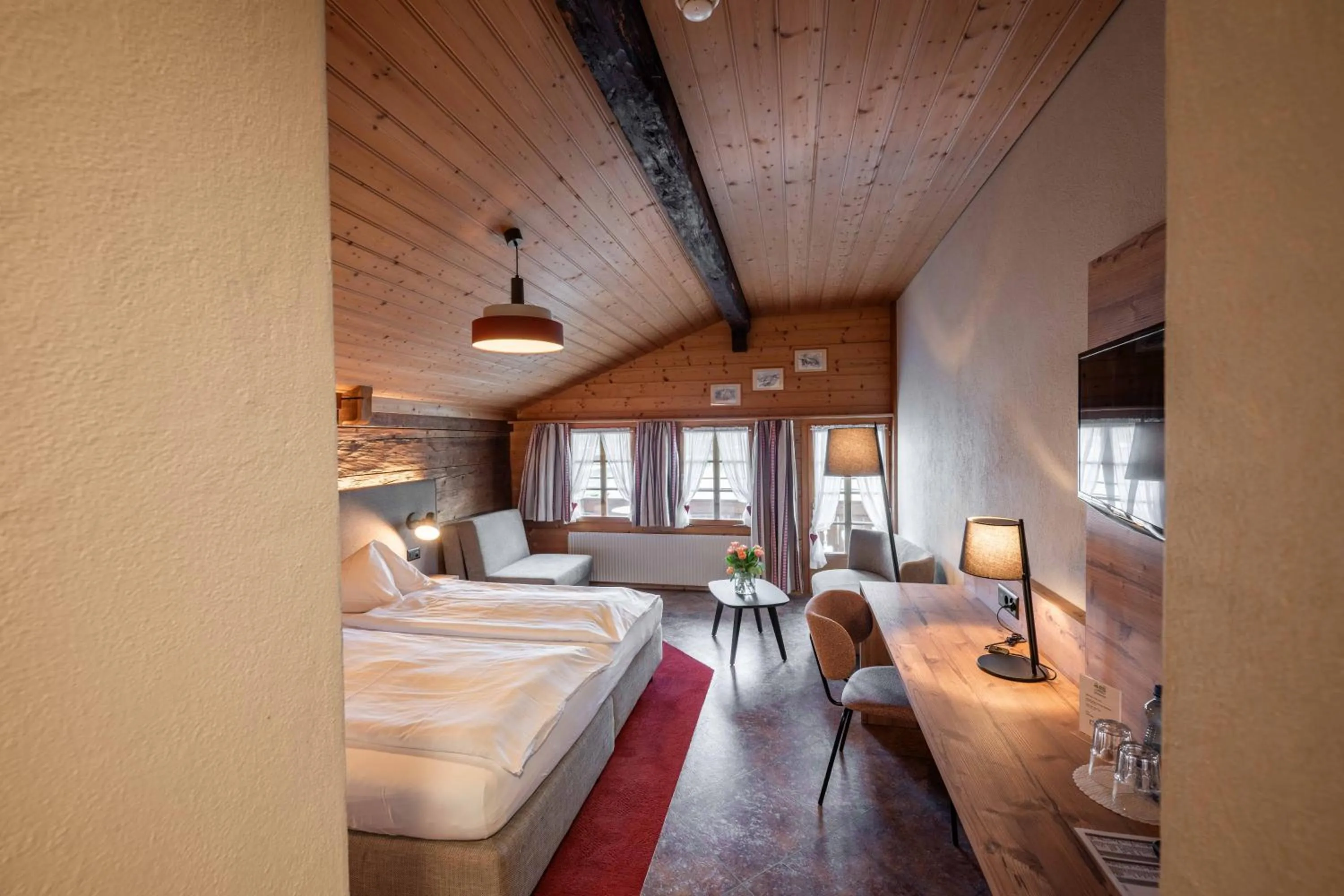 Bed in Hotel Châlet Du Lac