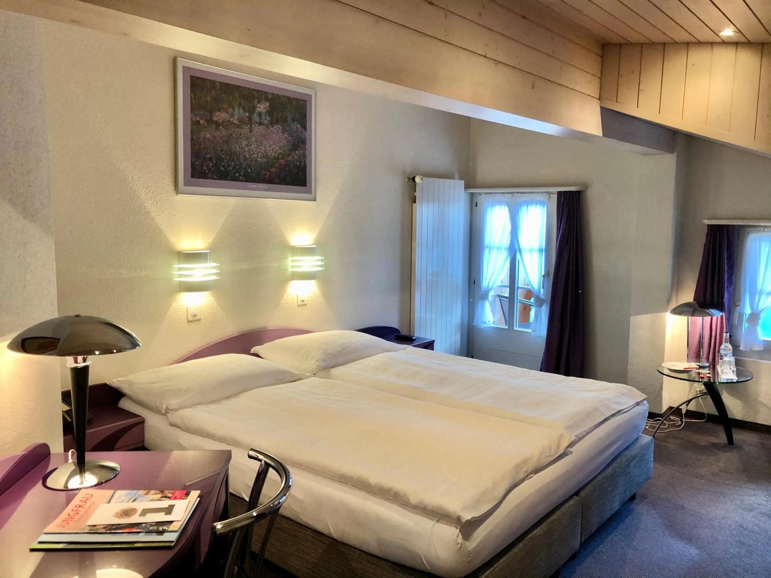 Bed in Hotel Châlet Du Lac