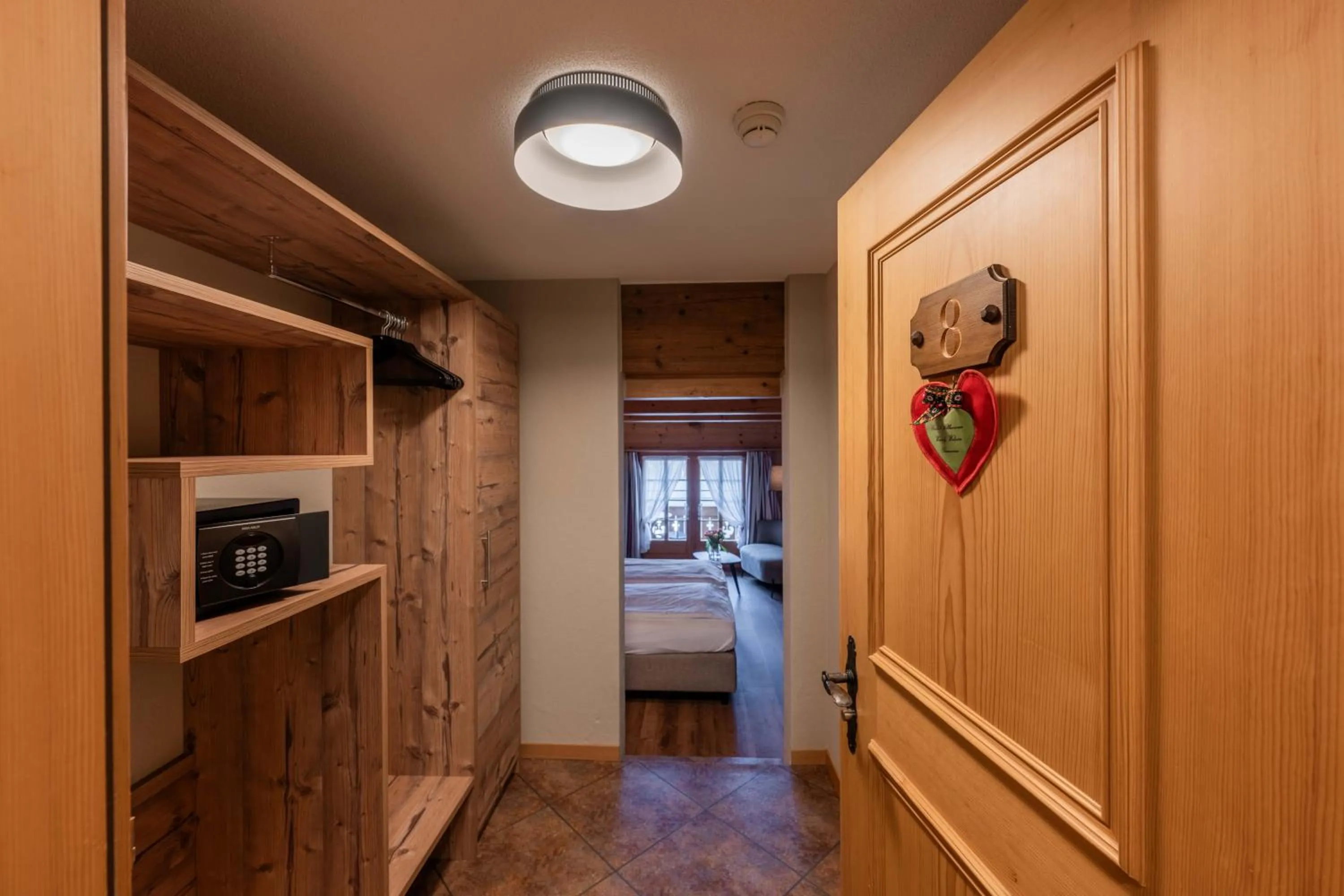 Bed in Hotel Châlet Du Lac