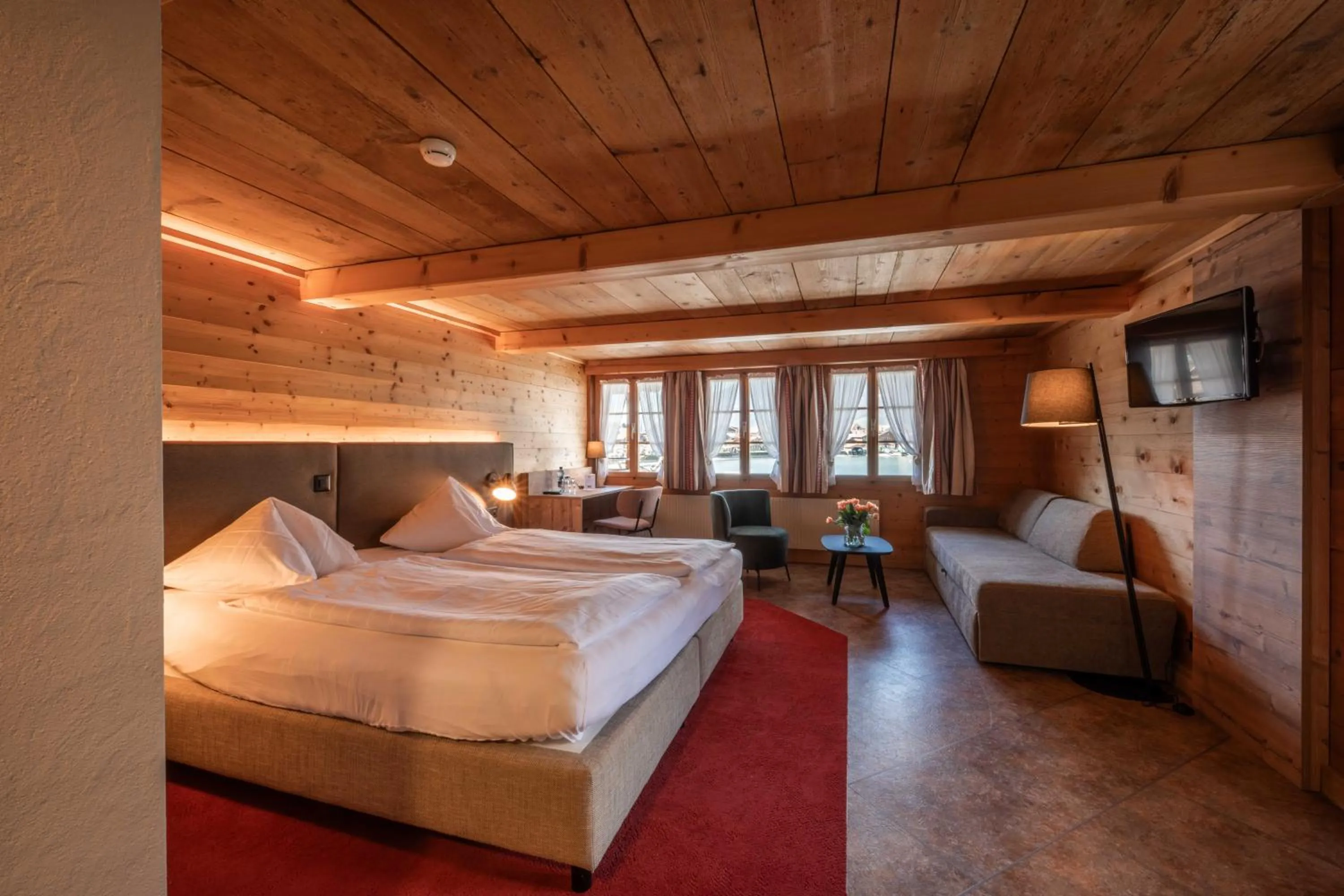 Bed in Hotel Châlet Du Lac