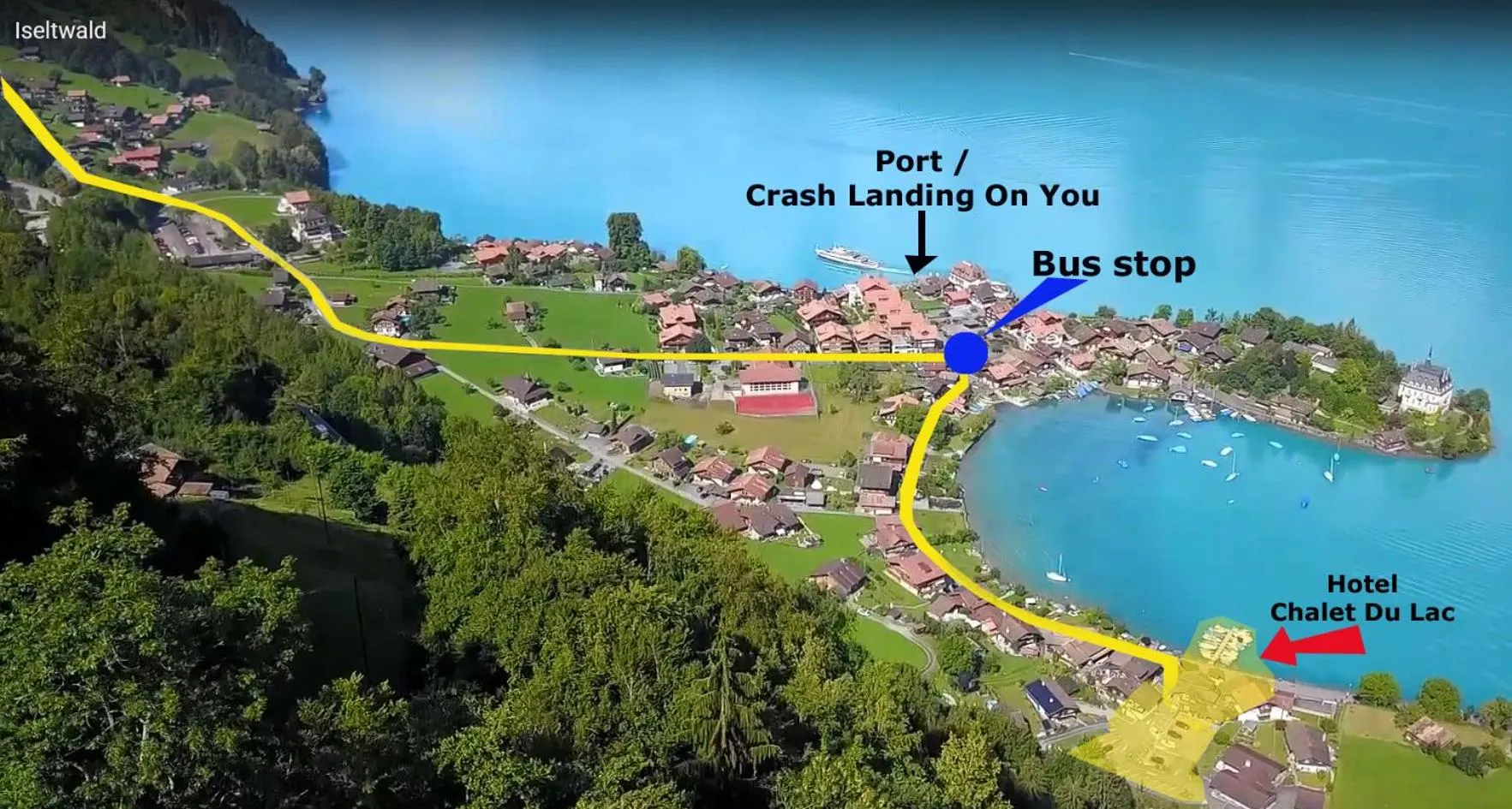 Property building in Hotel Châlet Du Lac