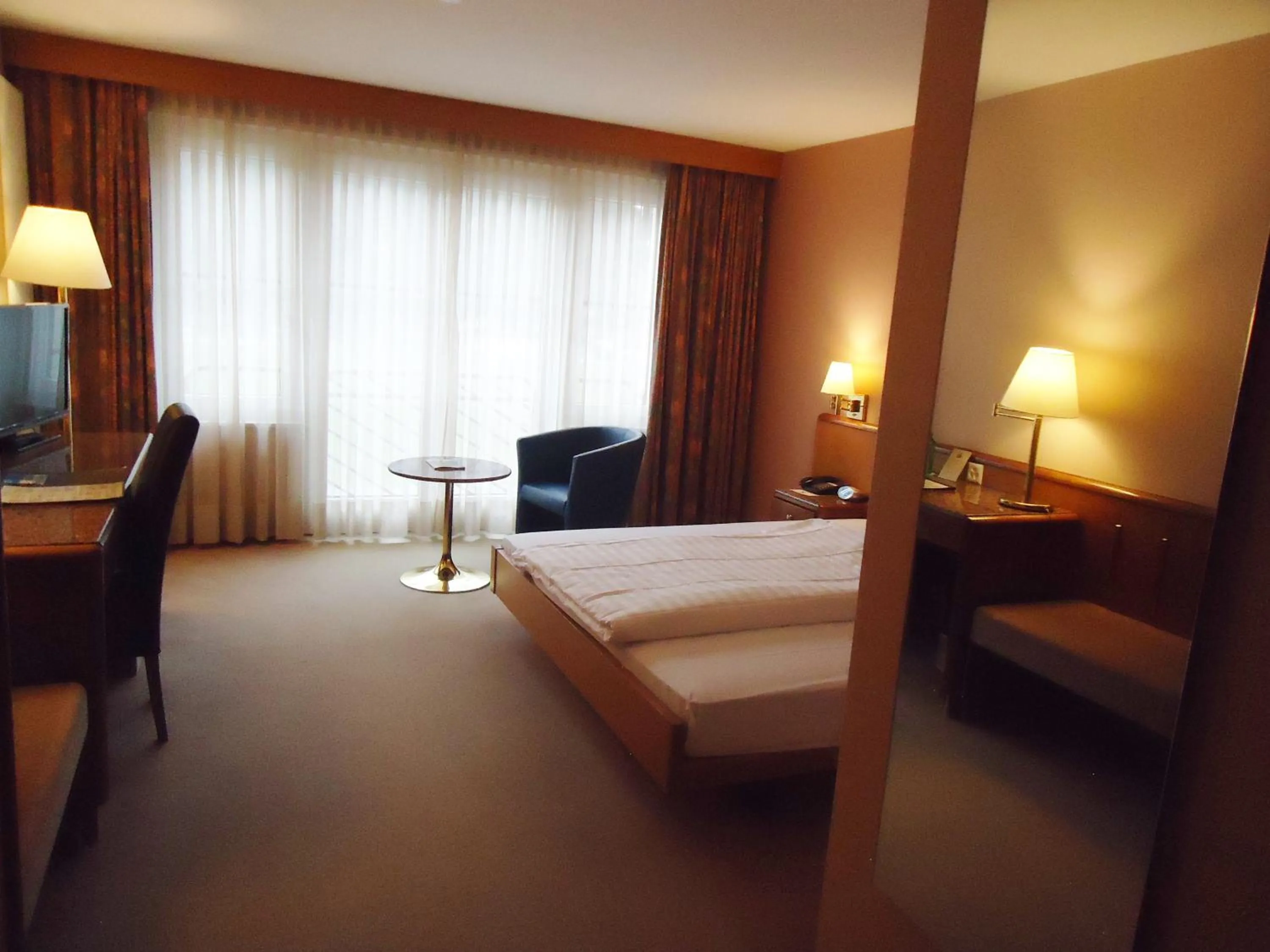 Bedroom, Bed in Hotel Le Cedre