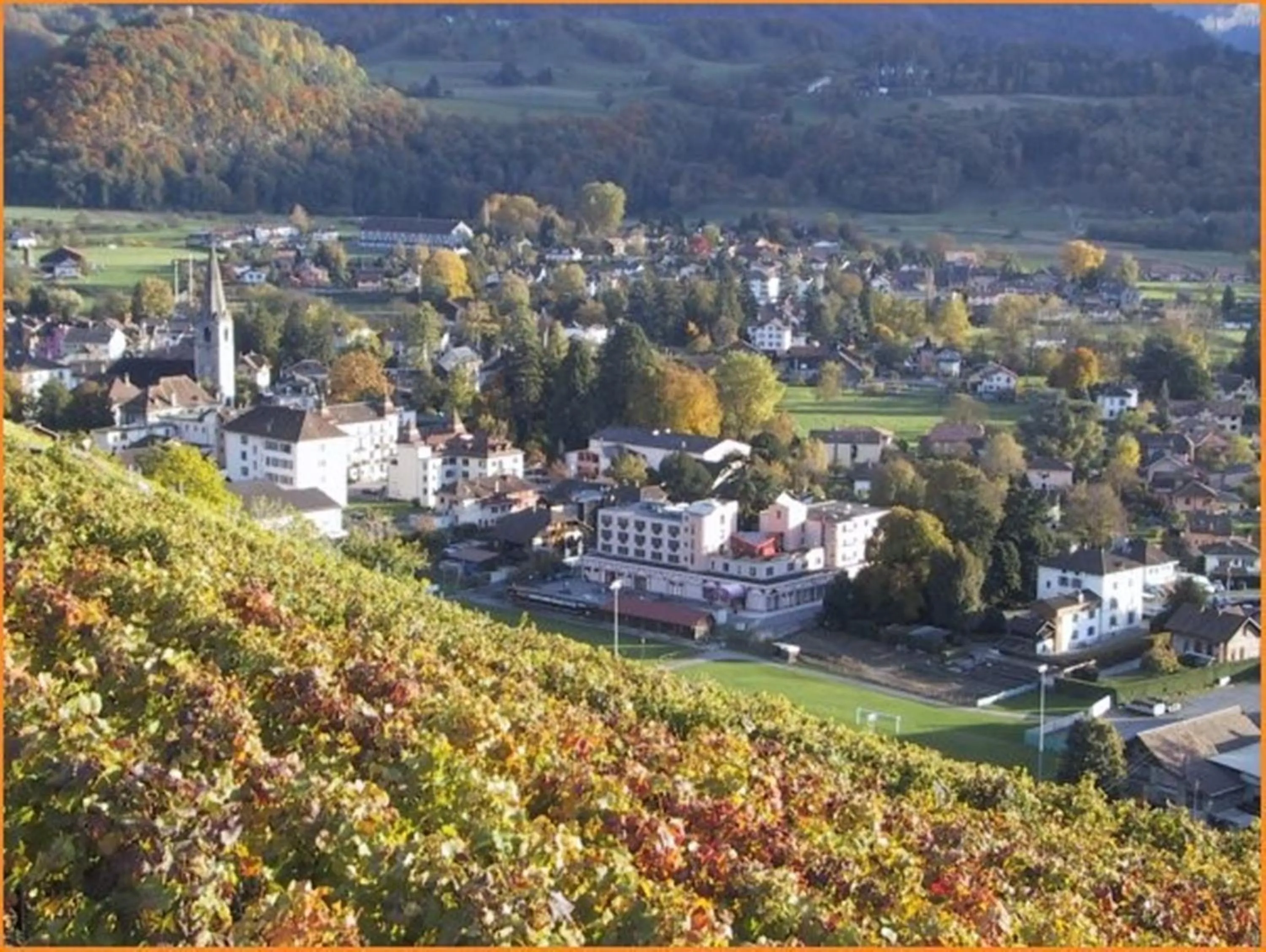 City view in Hotel Le Cedre
