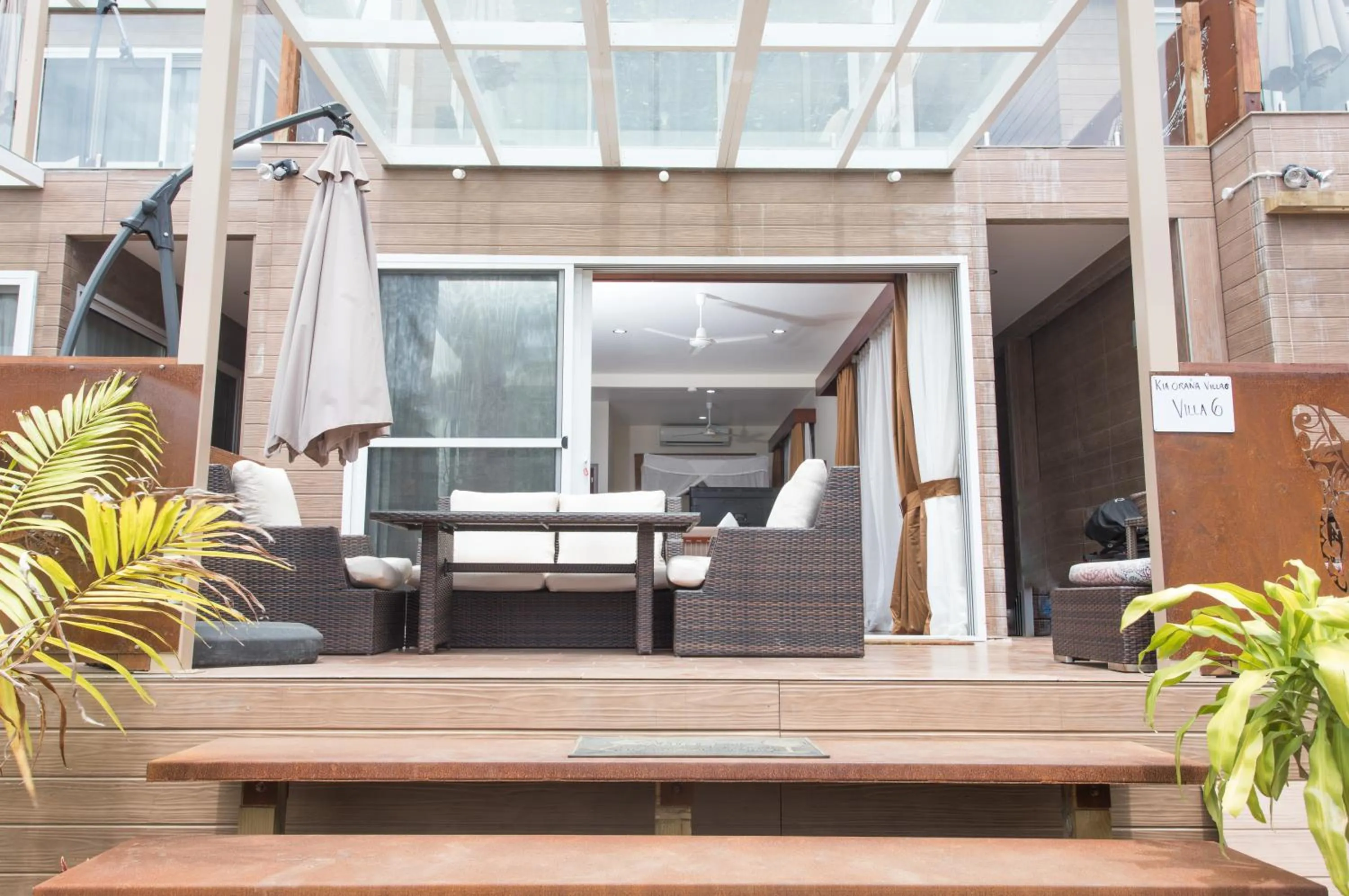 Balcony/Terrace in Kia Orana Villas and Spa