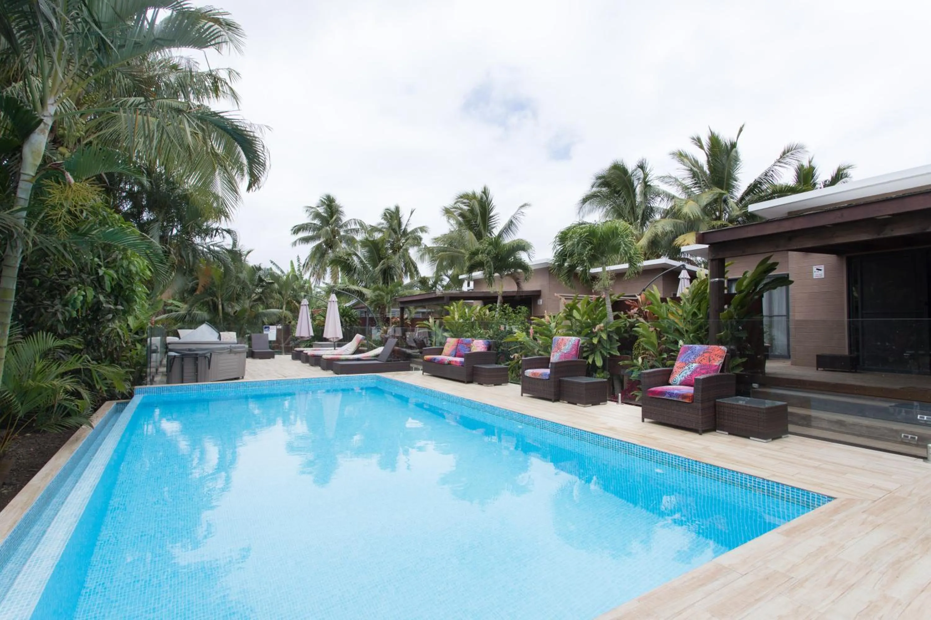 Swimming pool in Kia Orana Villas and Spa