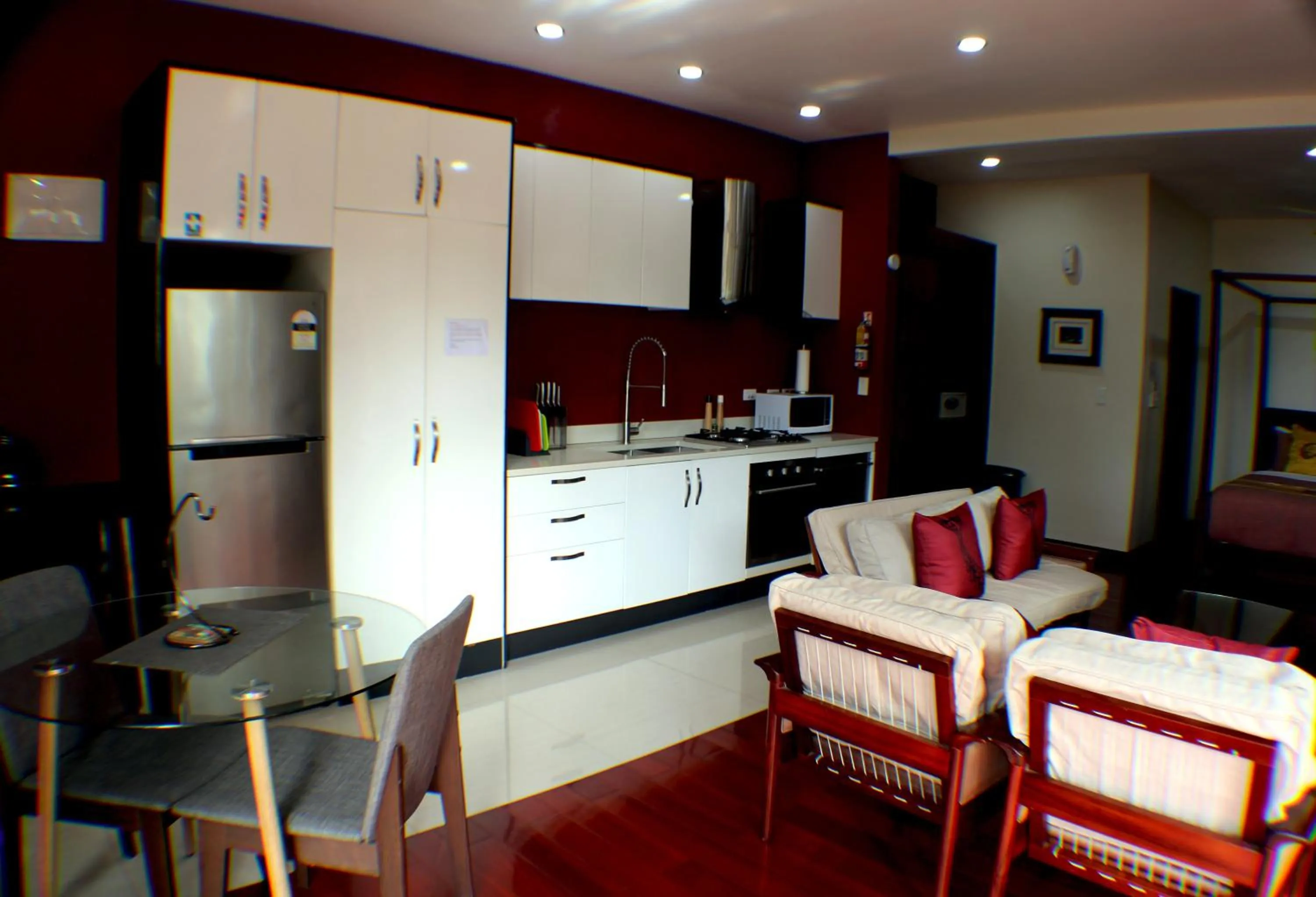 Kitchen or kitchenette in Kia Orana Villas and Spa