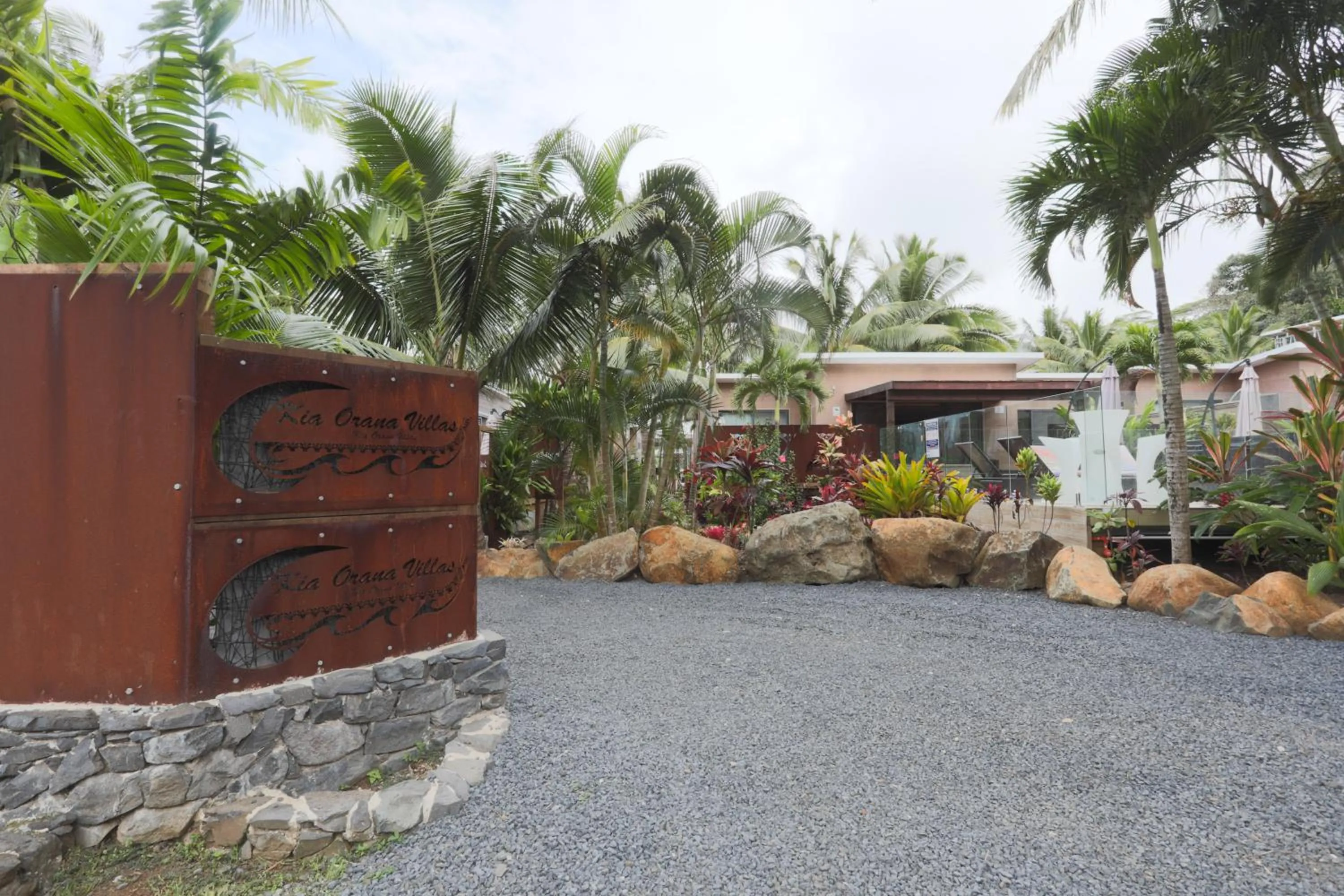 Facade/entrance in Kia Orana Villas and Spa