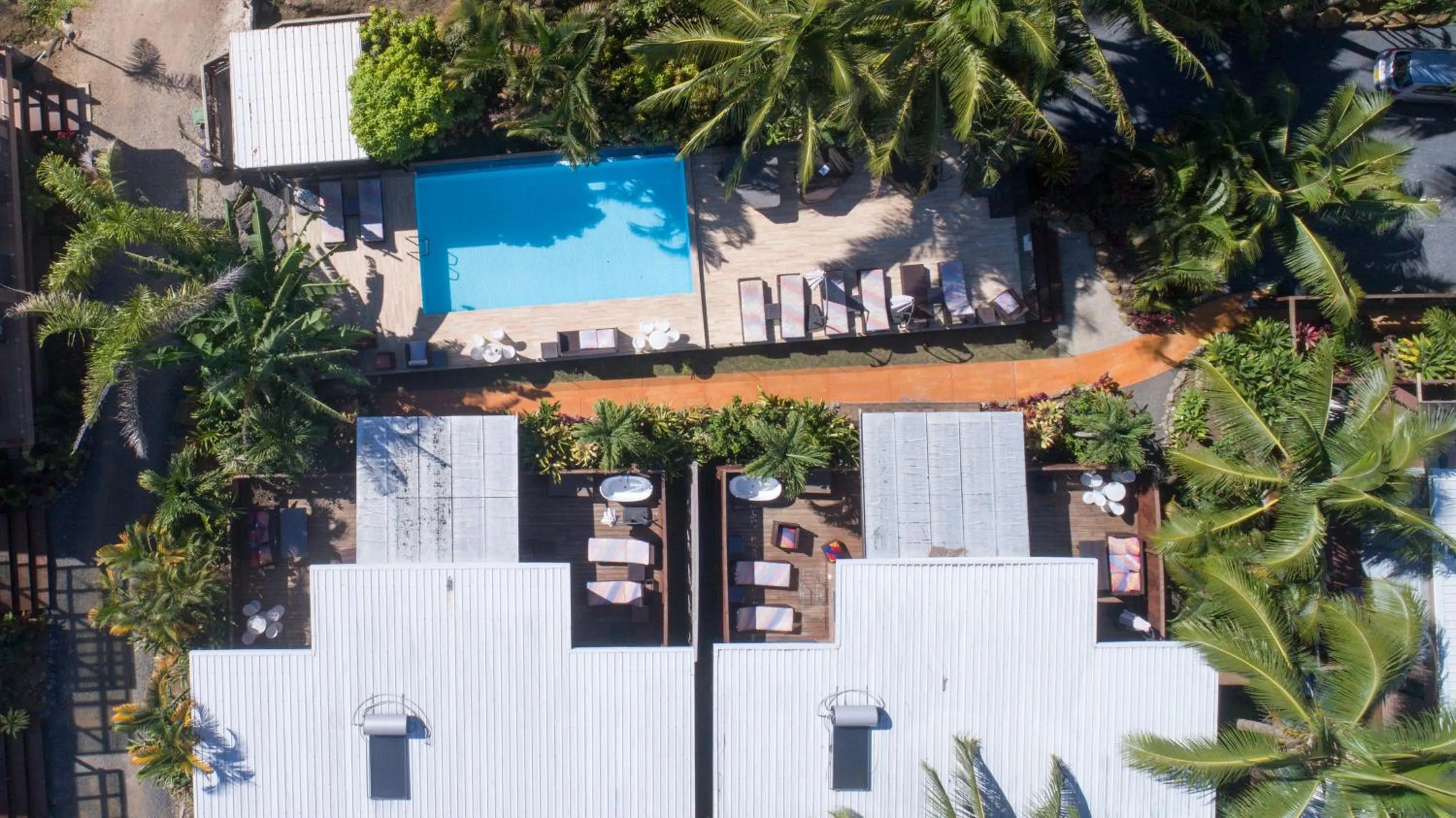 Bird's eye view in Kia Orana Villas and Spa