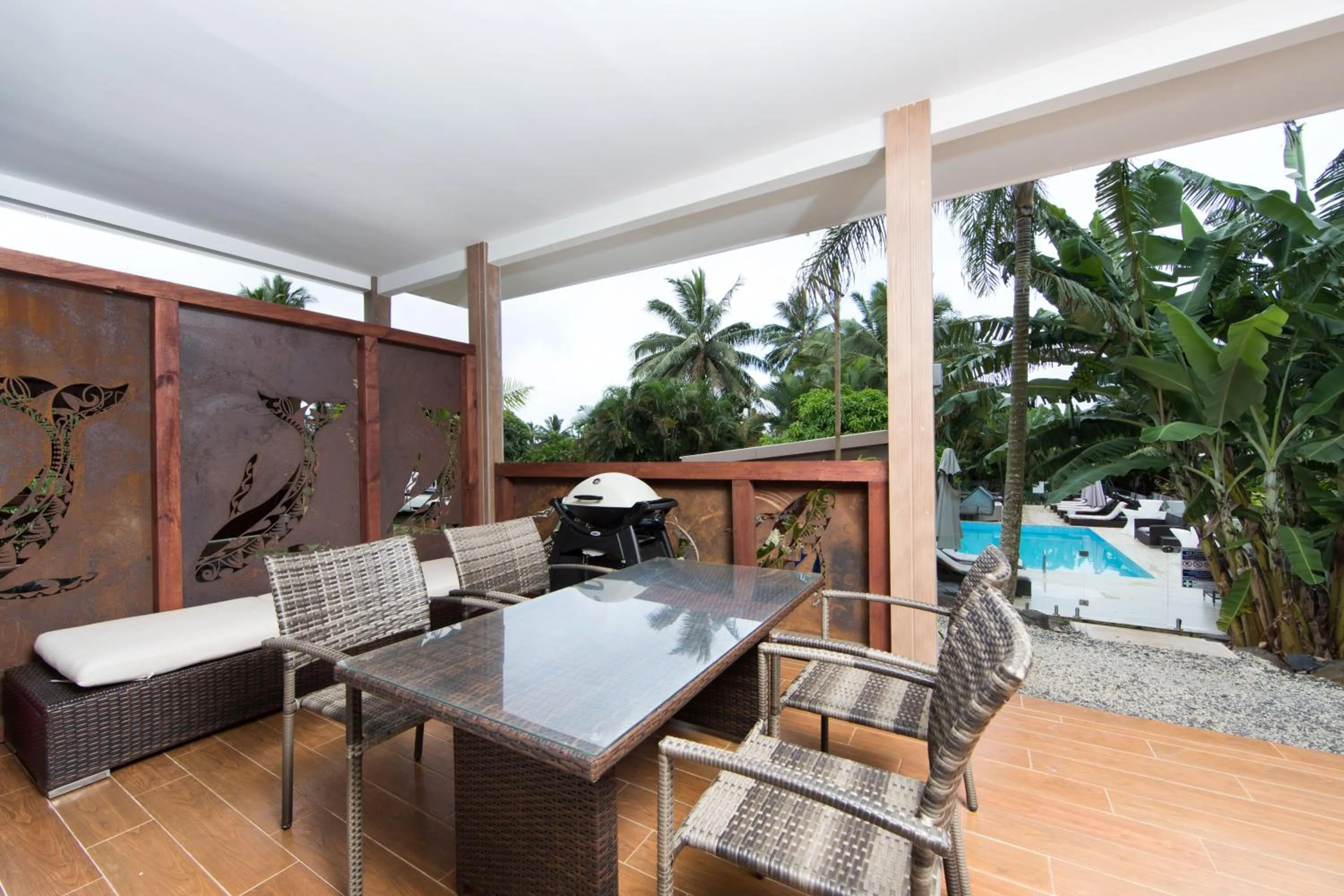 Balcony/Terrace in Kia Orana Villas and Spa