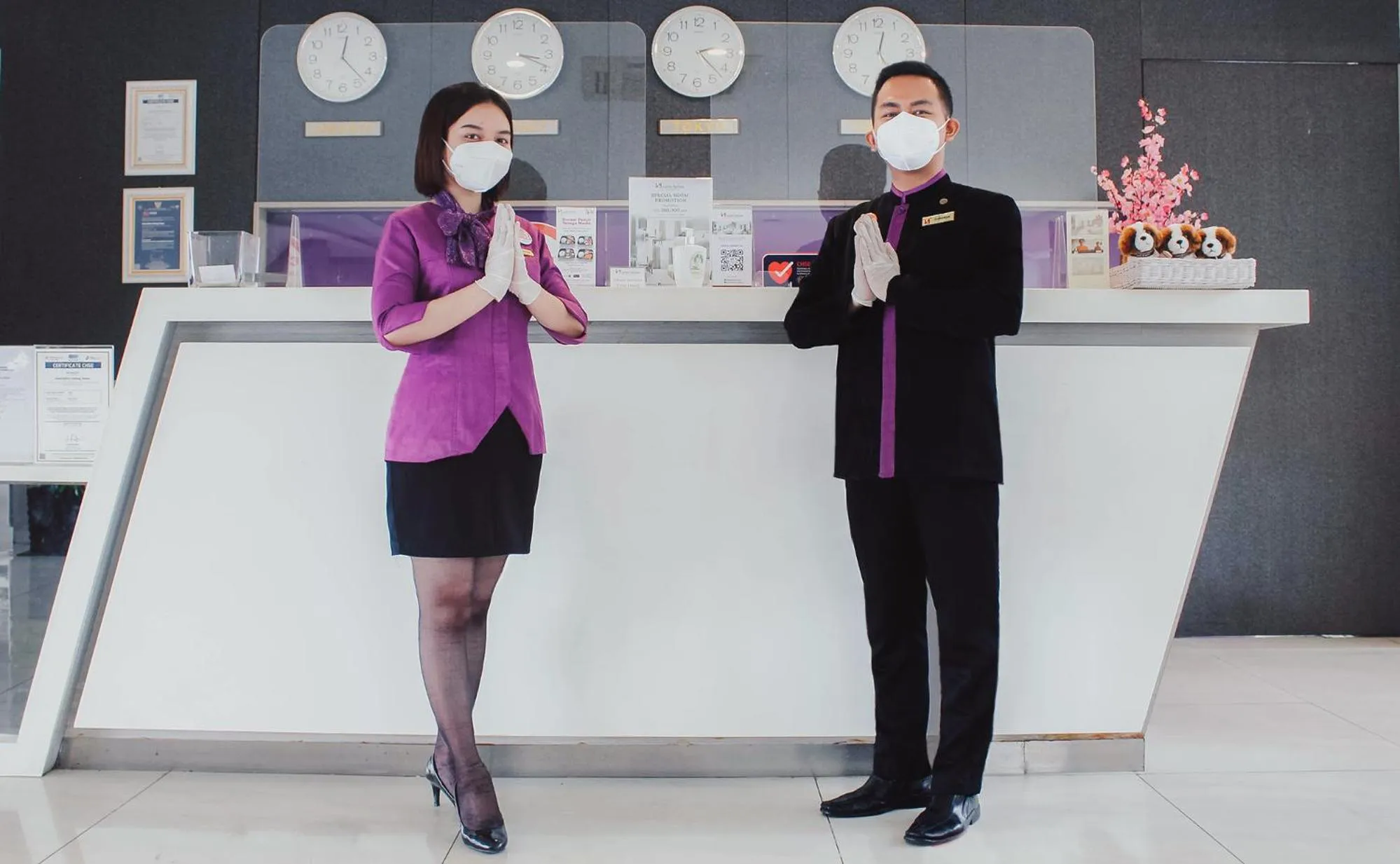 Lobby or reception in Swiss-Belinn Cibitung