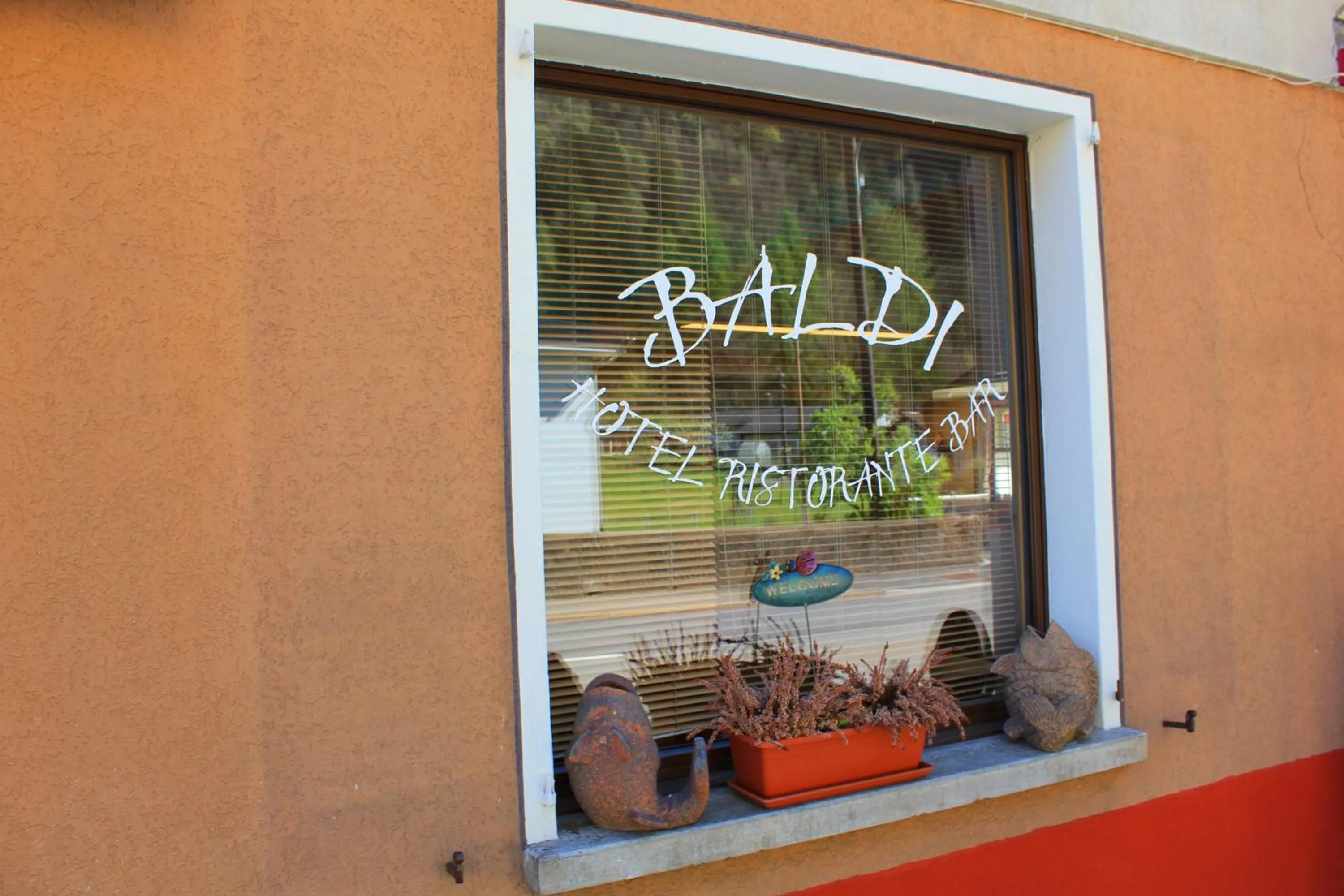 Property building in Hotel Ristorante Baldi