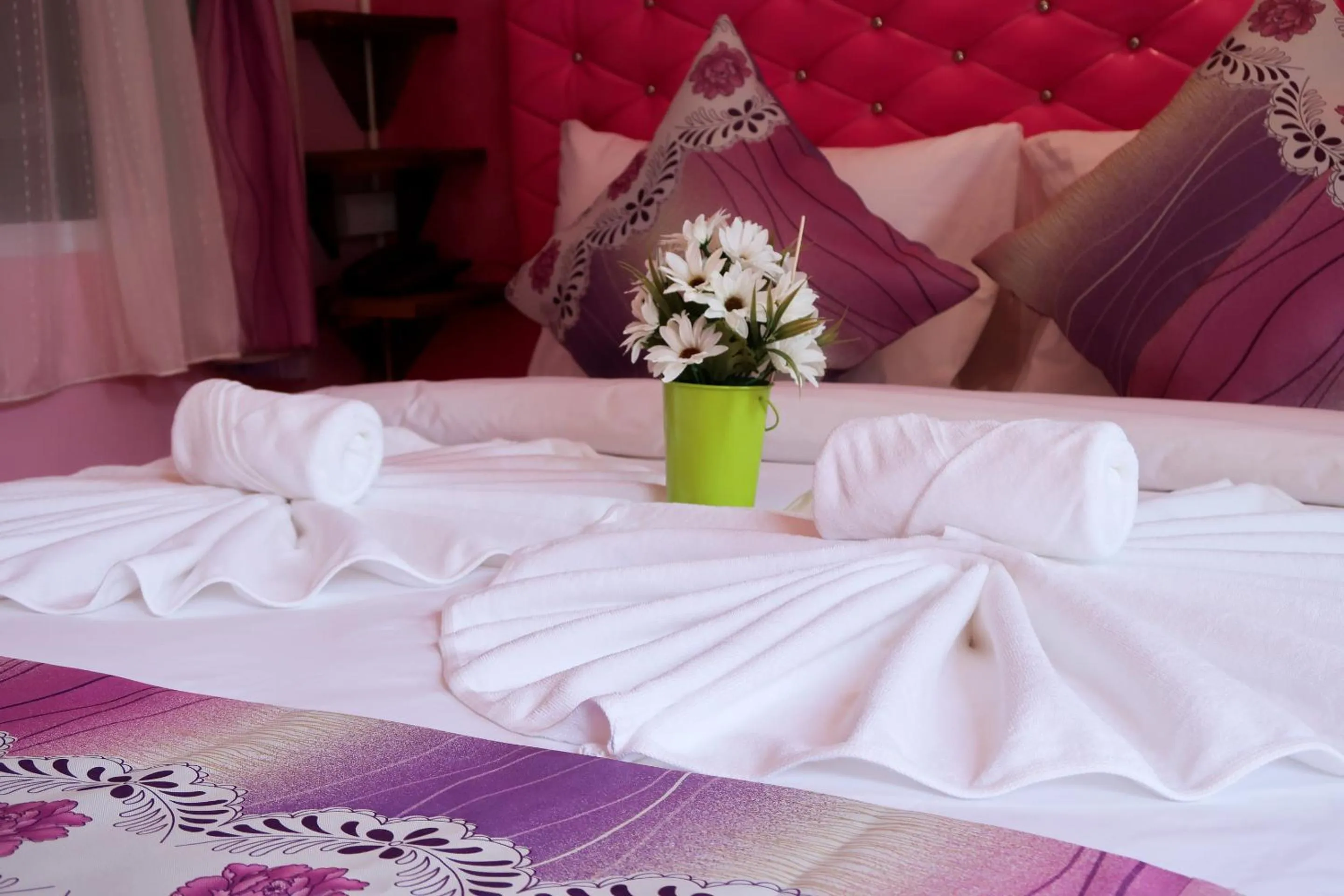 Bed in Nang-an Inn Resort