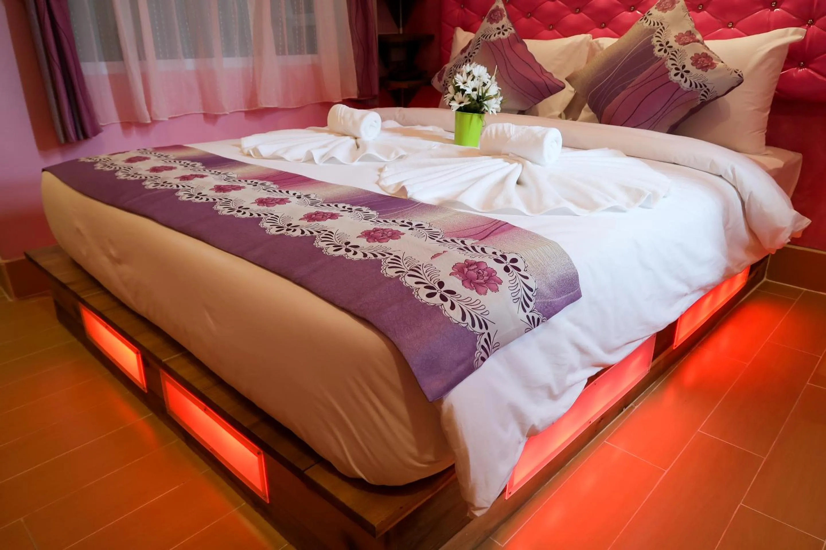 Bed in Nang-an Inn Resort