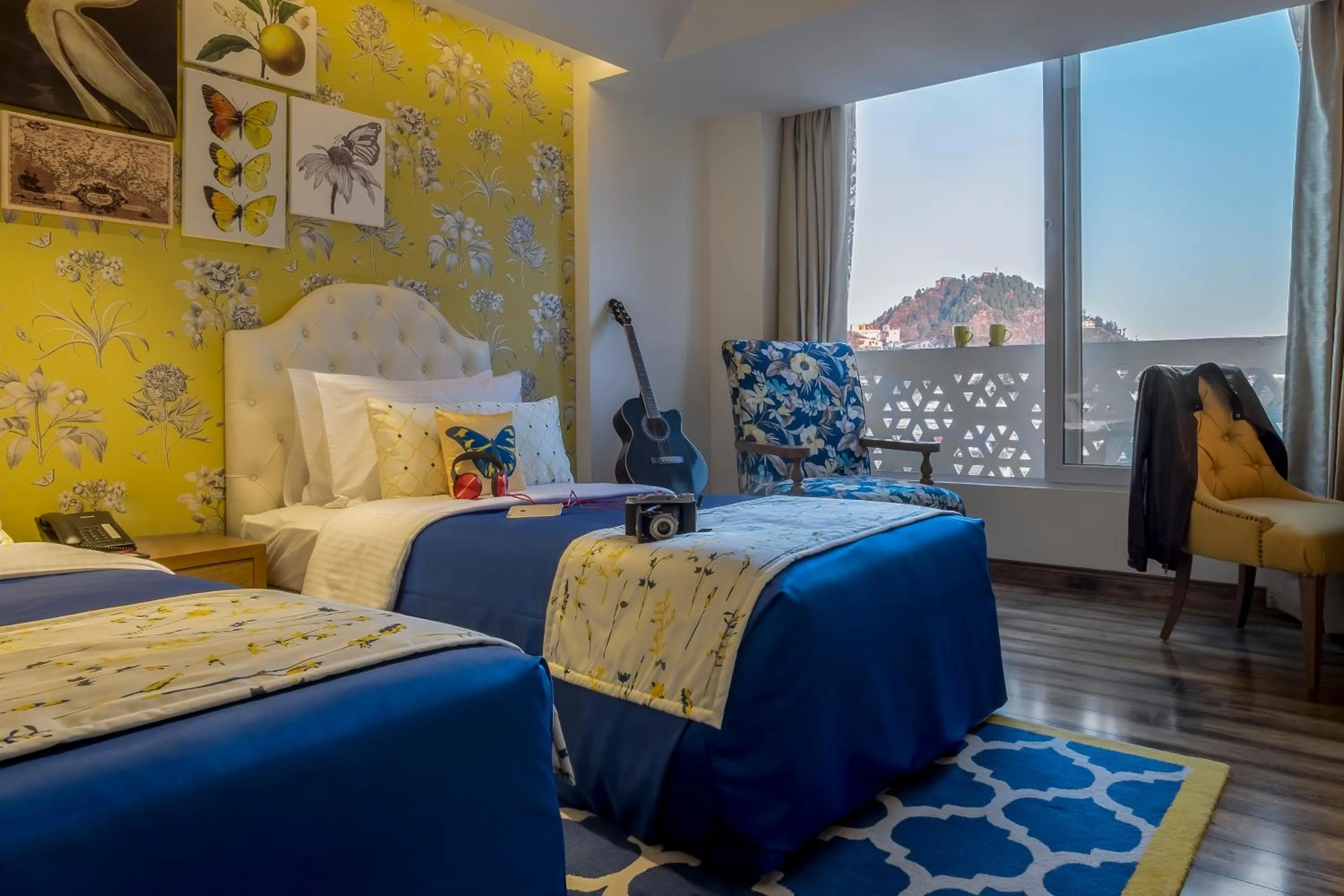 Photo of the whole room, Bed in Mosaic Original, Mussoorie