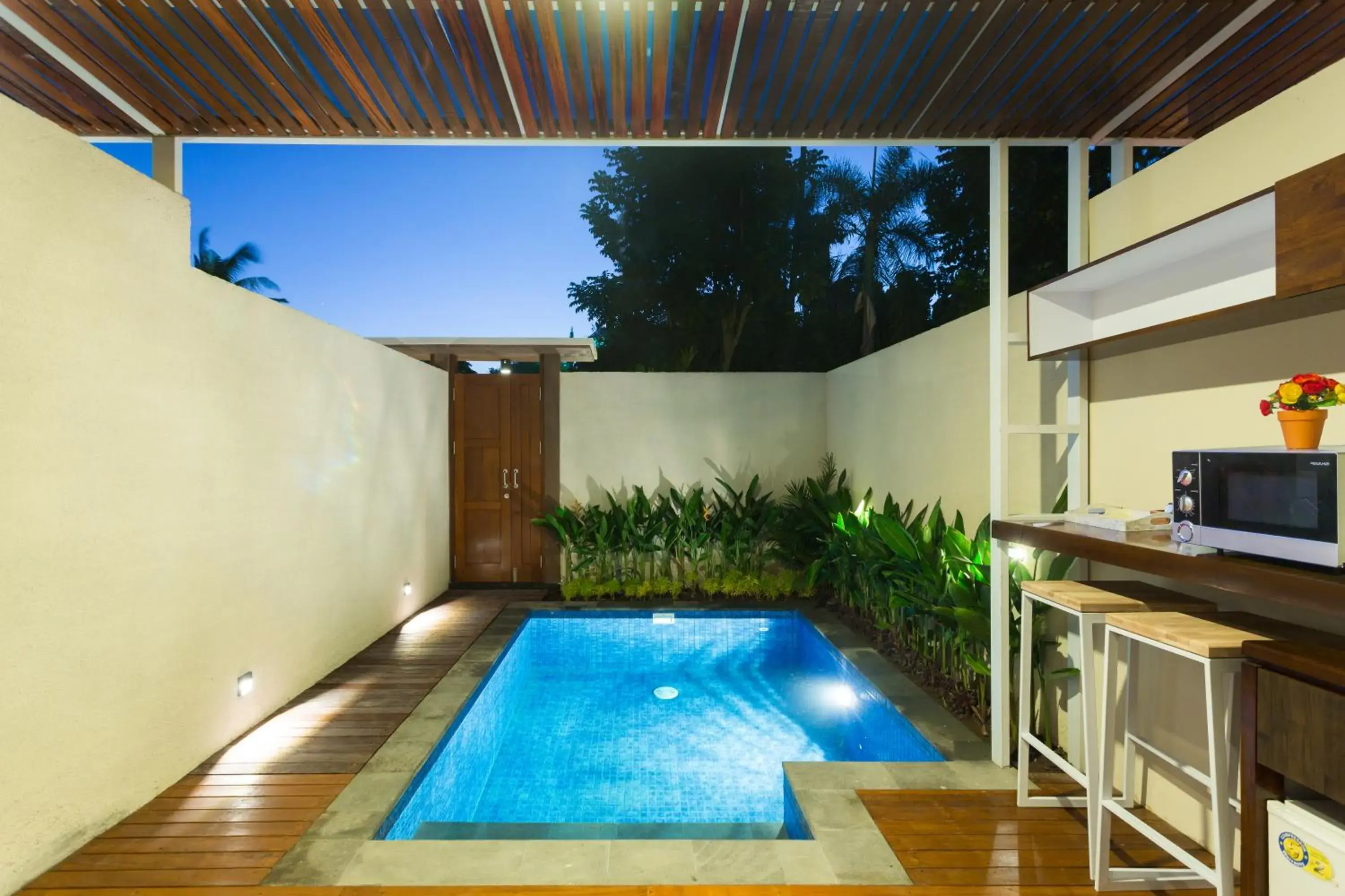 Pool view in Paisa Villa Seminyak Pool view in Paisa Villa Seminyak