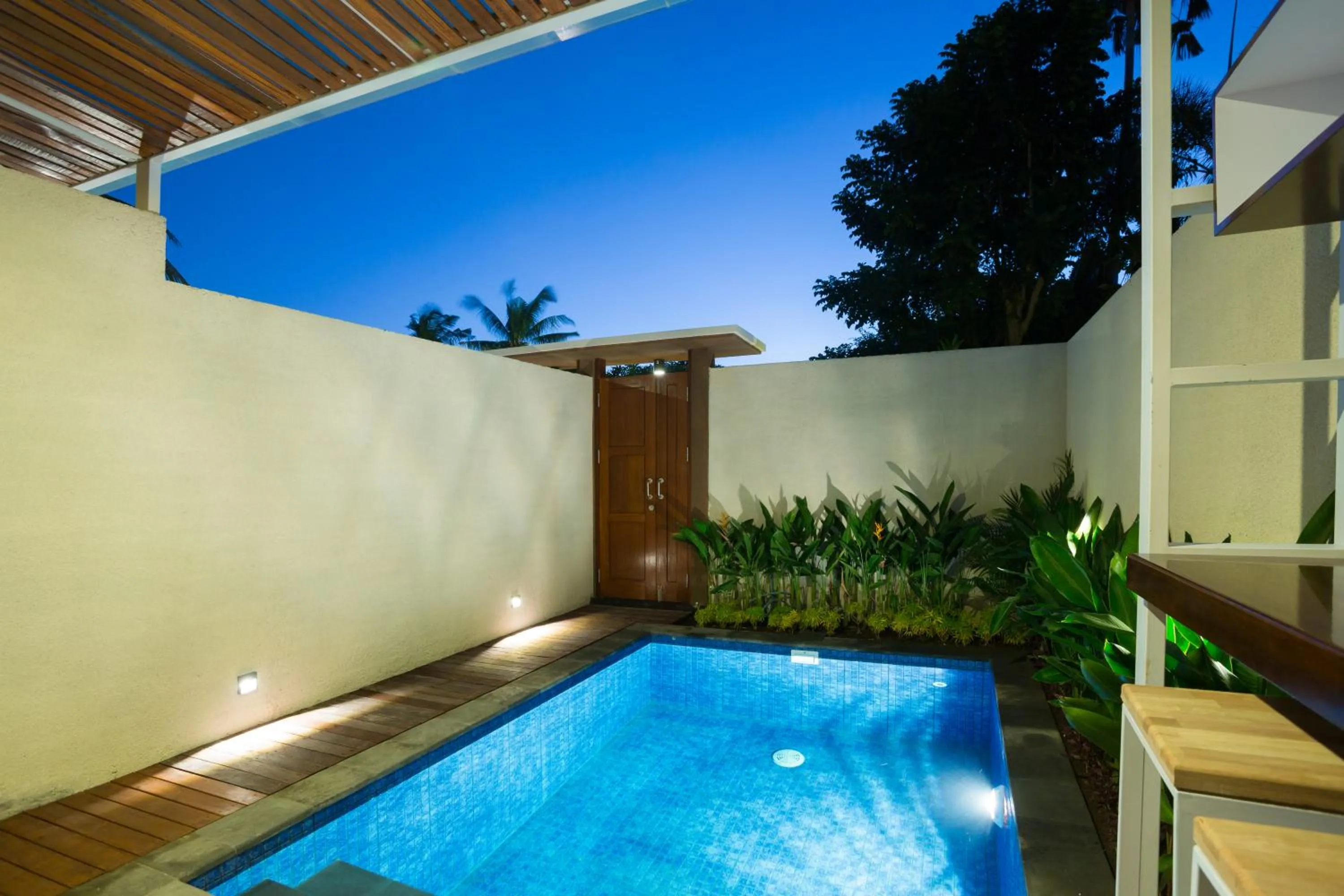 Pool view in Paisa Villa Seminyak