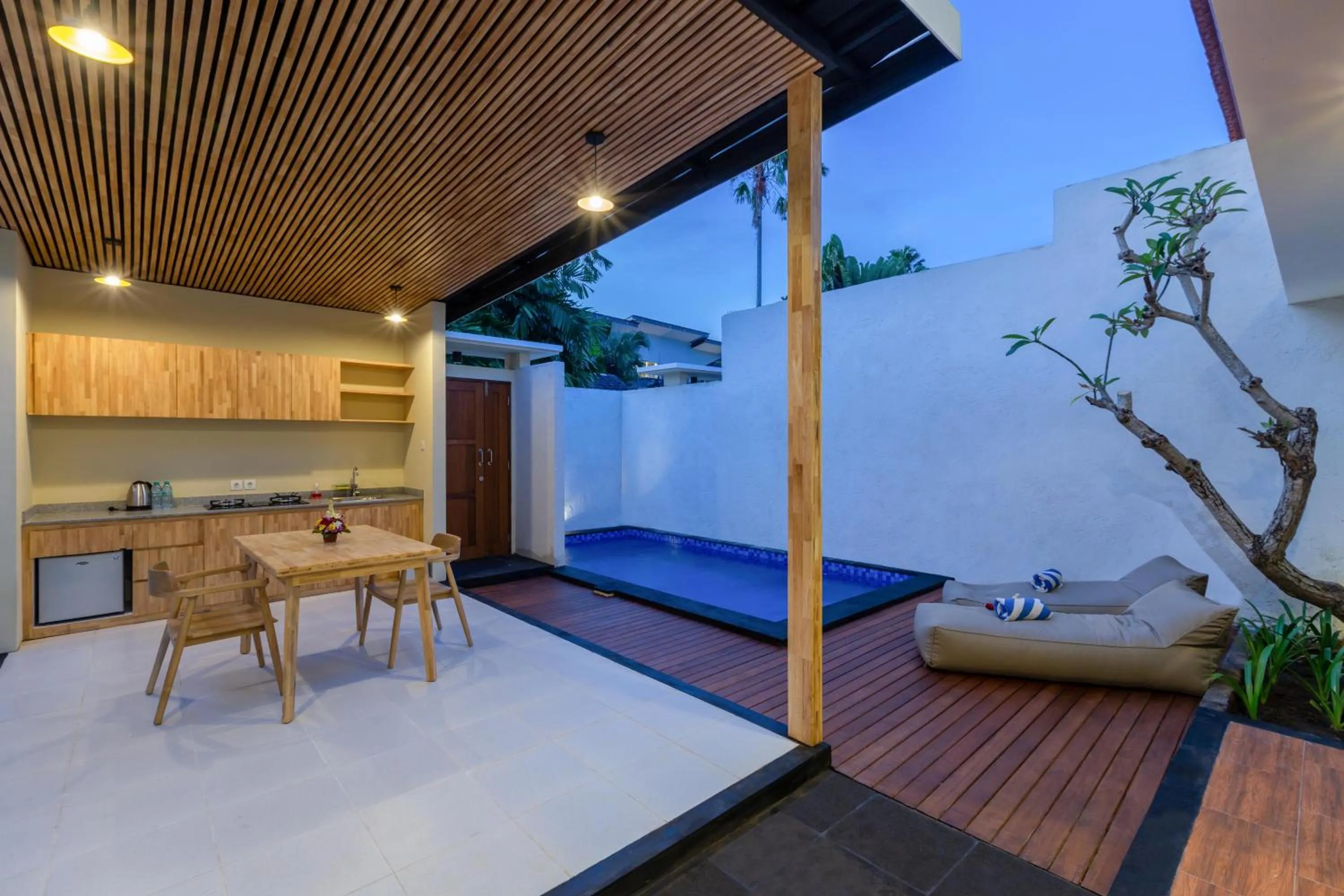 Pool view in Paisa Villa Seminyak