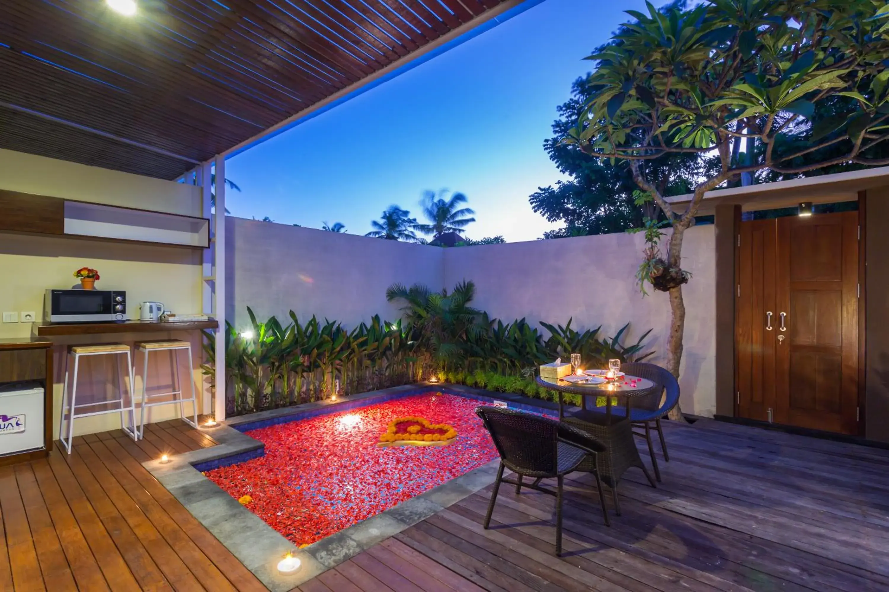 Pool view in Paisa Villa Seminyak Pool view in Paisa Villa Seminyak