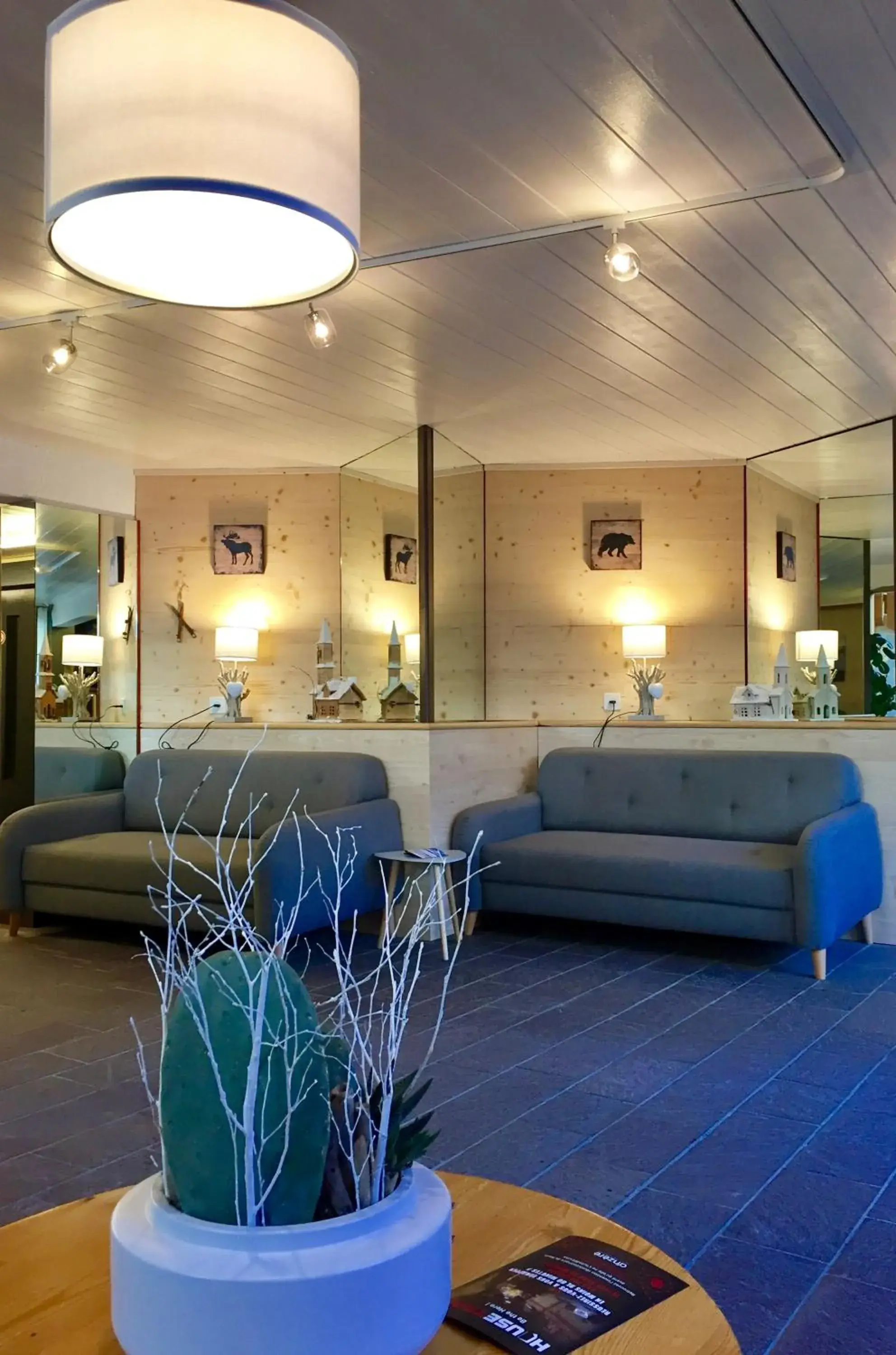 Lobby or reception in Eden Resort Anzère Lobby or reception in Eden Resort Anzère