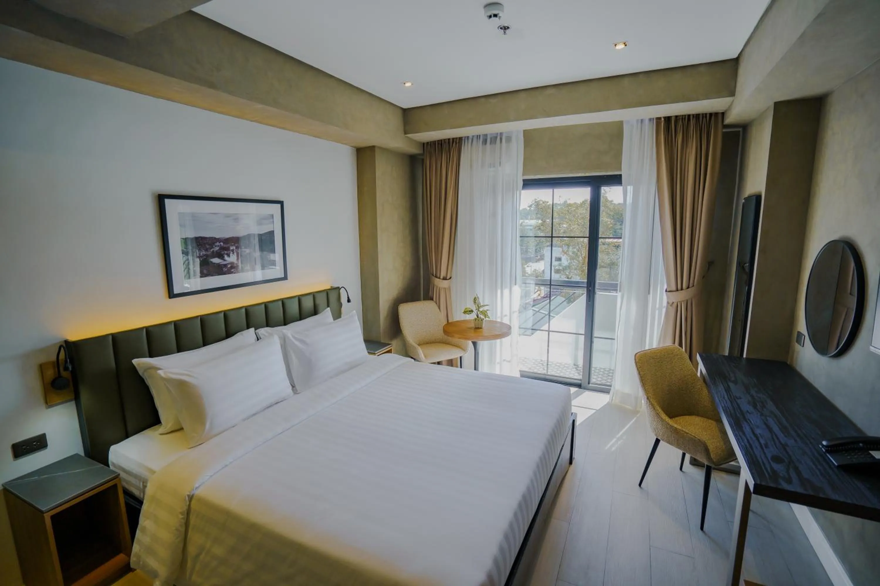 Bed in Venus Parkview Hotel