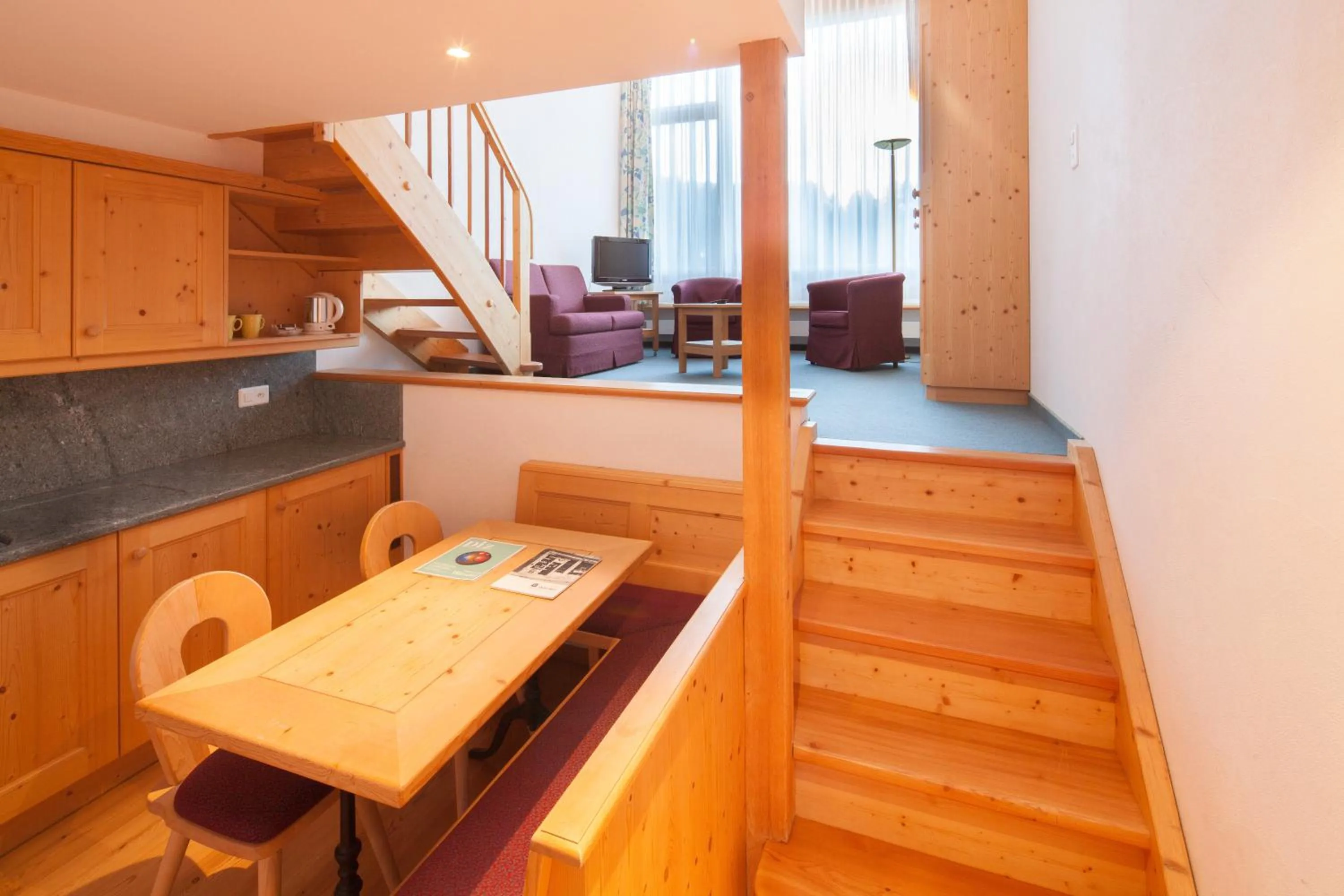 Living room in Hotel Chesa Surlej