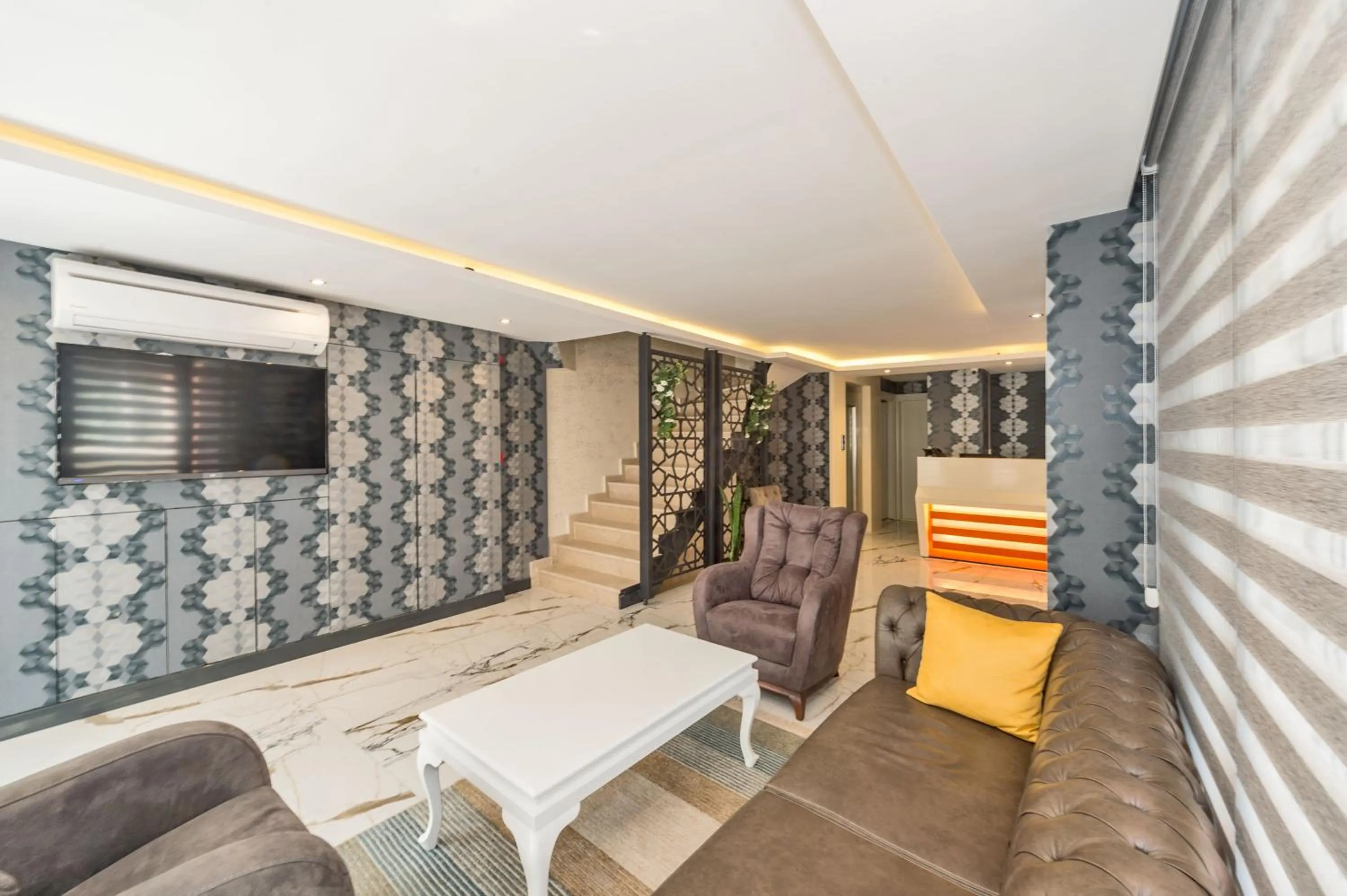 Lobby or reception, Bed in Gen Suites