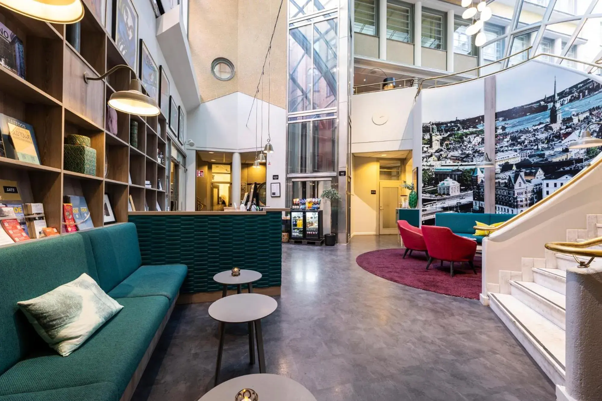 Lobby or reception in ProfilHotels Central Lobby or reception in ProfilHotels Central