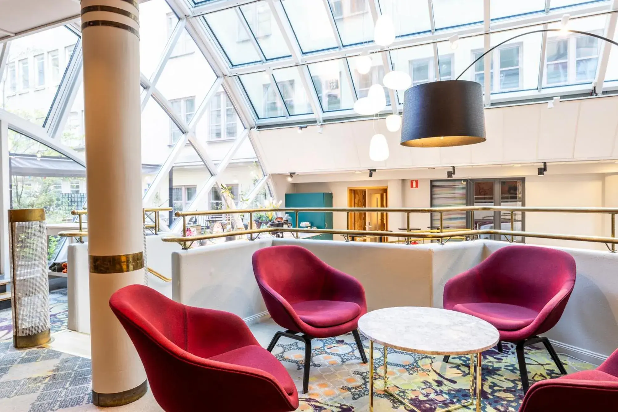 Lobby or reception in ProfilHotels Central Lobby or reception in ProfilHotels Central