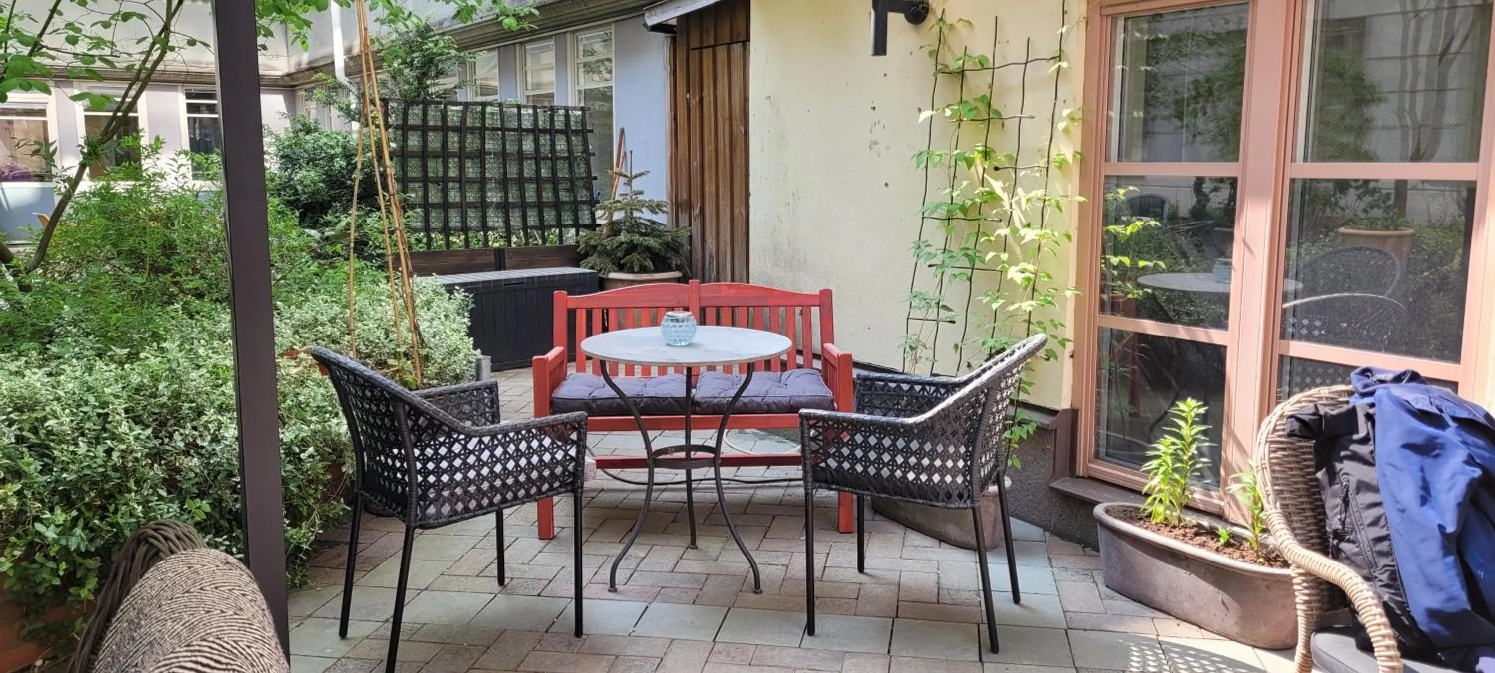 Patio in ProfilHotels Central