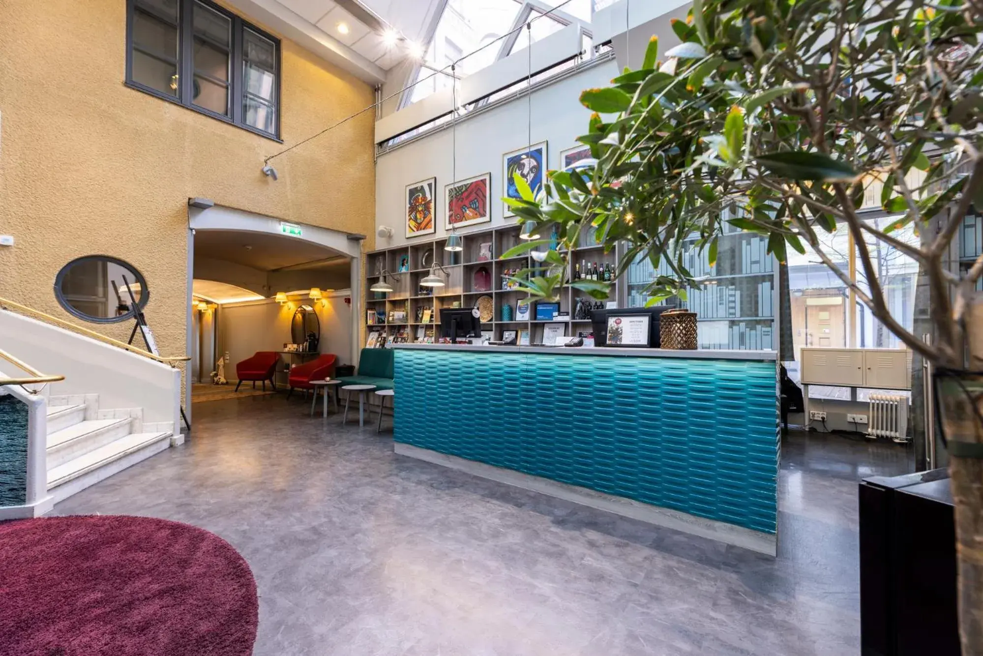 Lobby or reception in ProfilHotels Central Lobby or reception in ProfilHotels Central