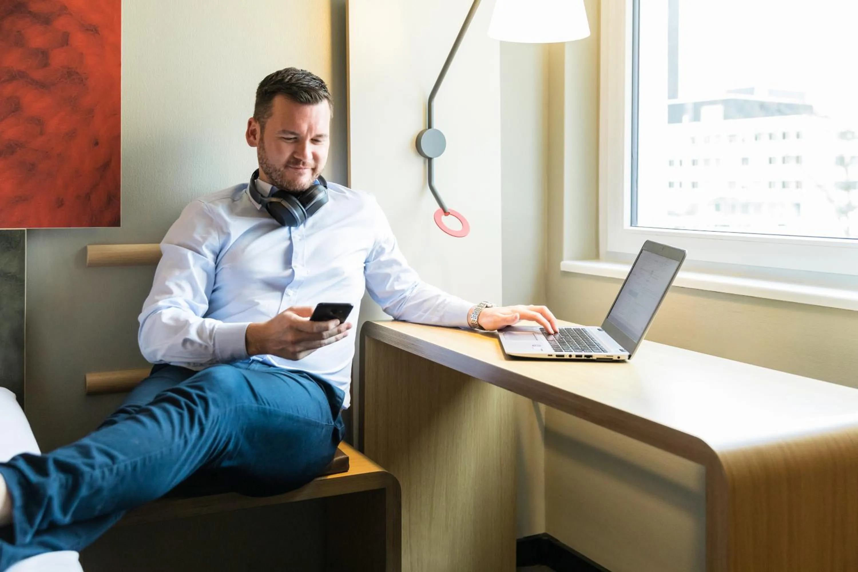 Bed in ibis Zürich Messe Airport