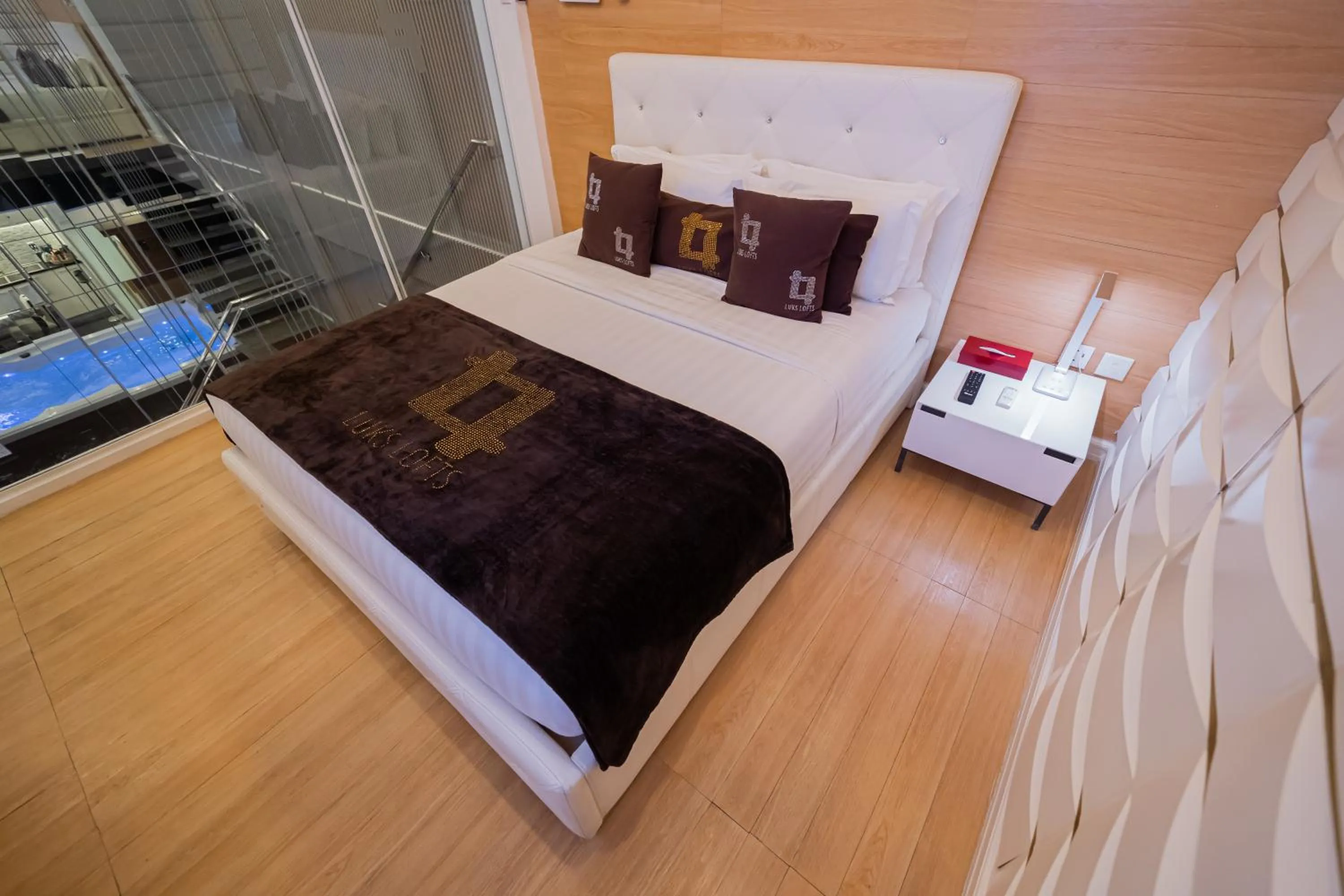 Bed in Luks Lofts Hotel & Residences