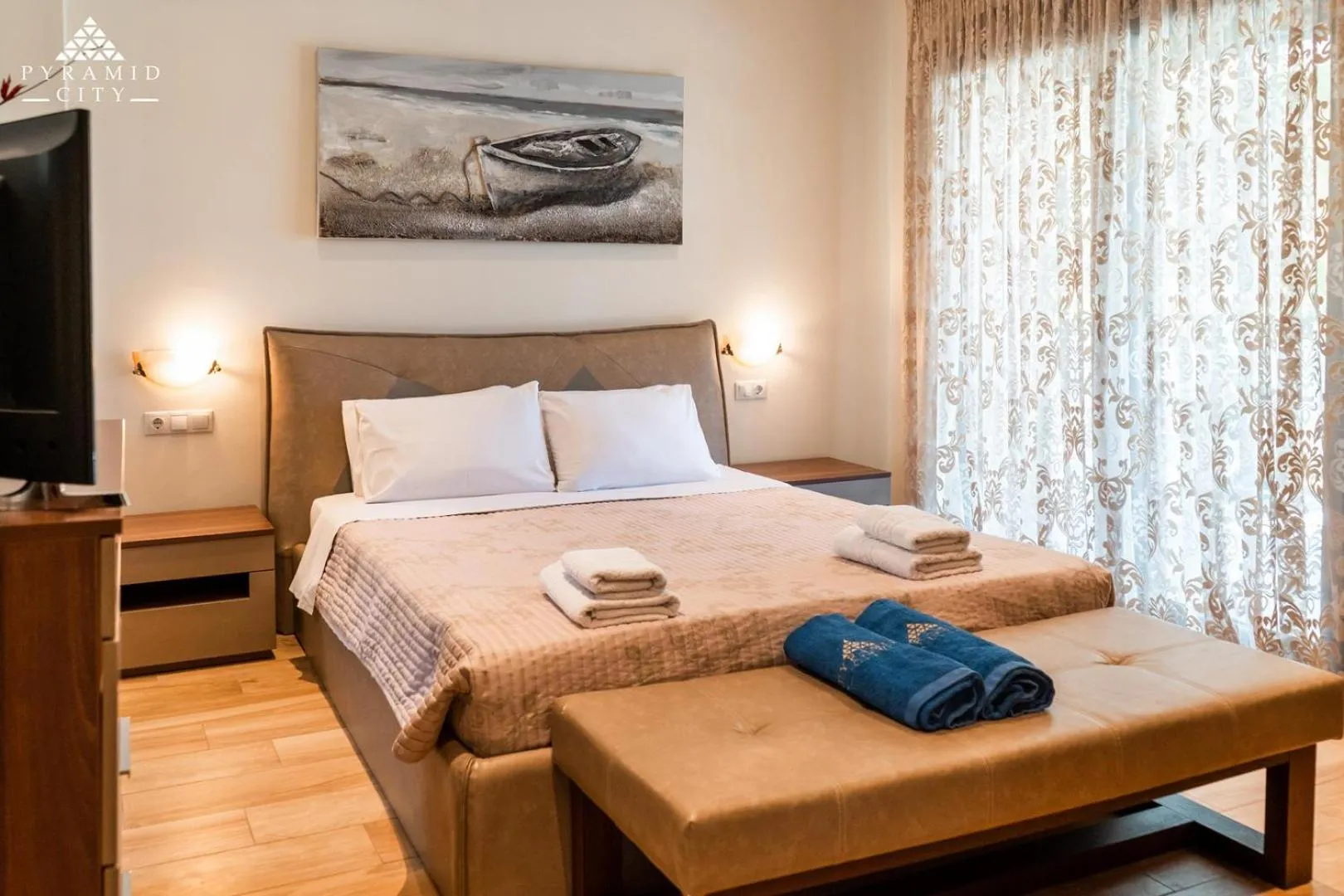 Bedroom in Luxury Villa Jupiter